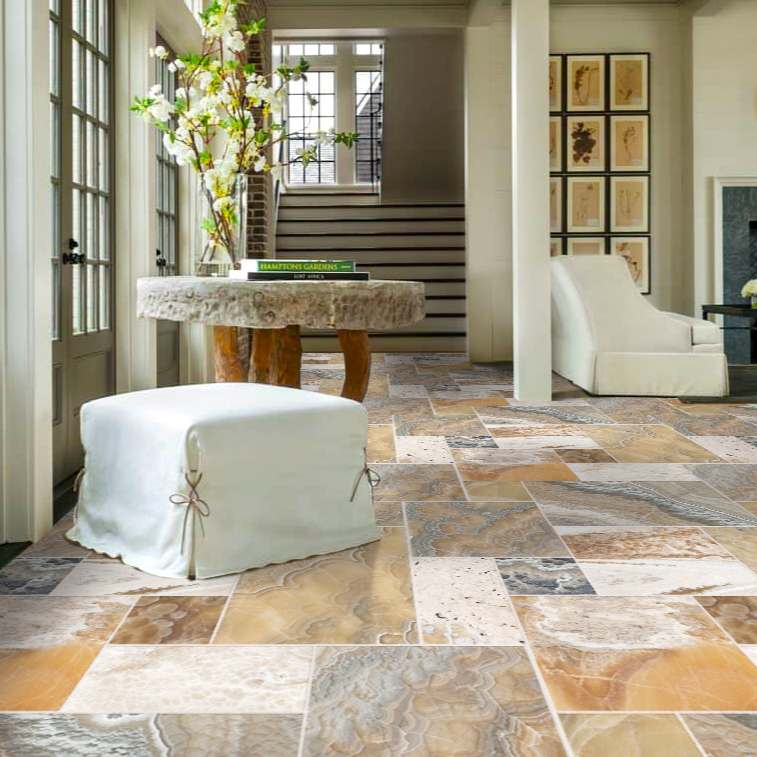 Storm Traonyx Antique Pattern Brushed Straight Edge - Livfloors Collection