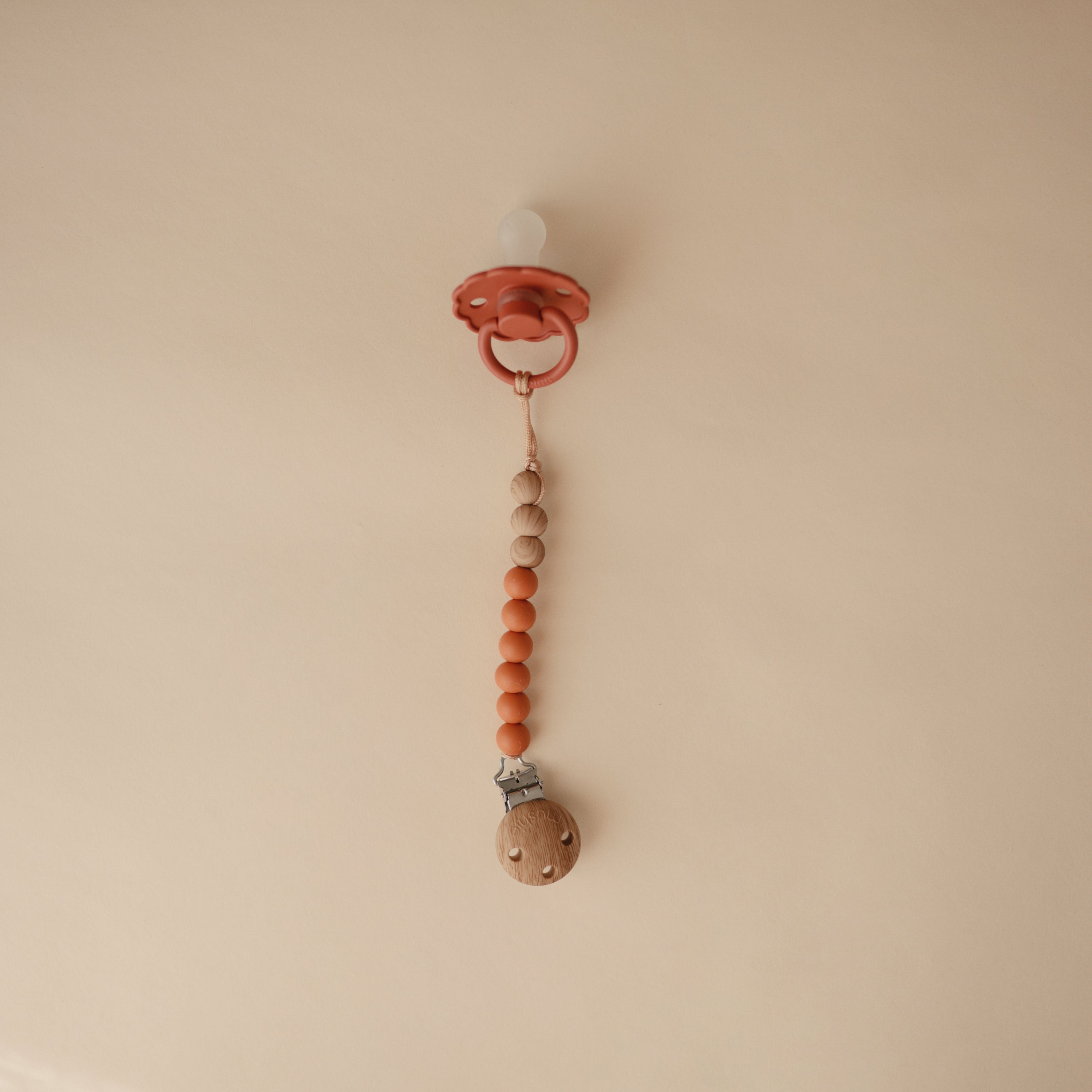 Silicone Pacifier Clip | Eva Pacifier Clip Mushie   