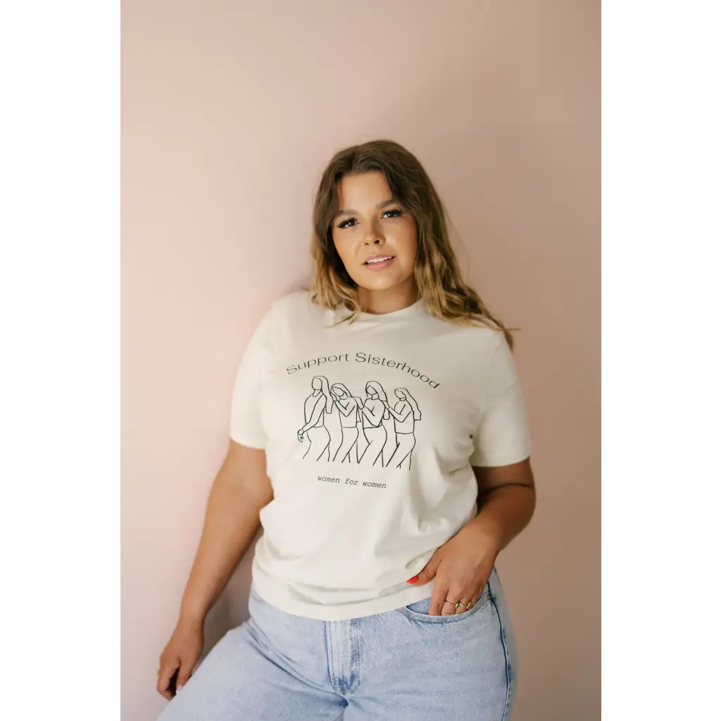 Support Sisterhood Relaxed Tee Shirt