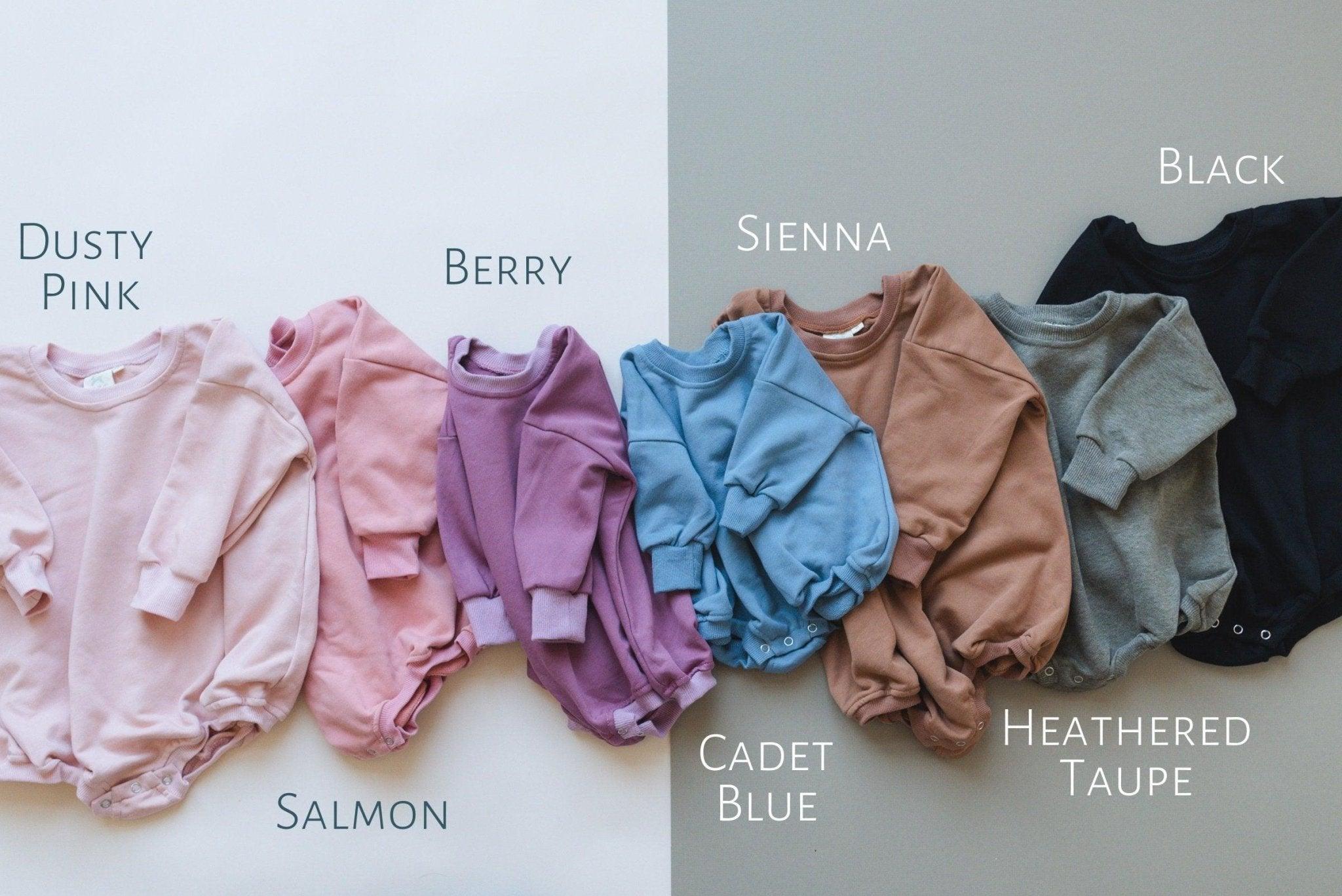 Sweatshirt Romper - more colors