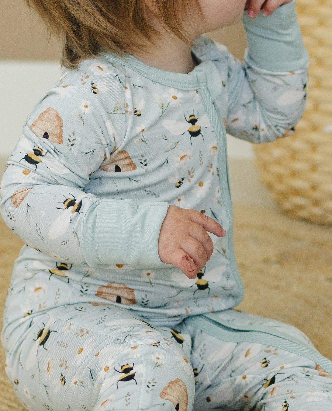 Sweet As Can Bee Bamboo Zippy Romper