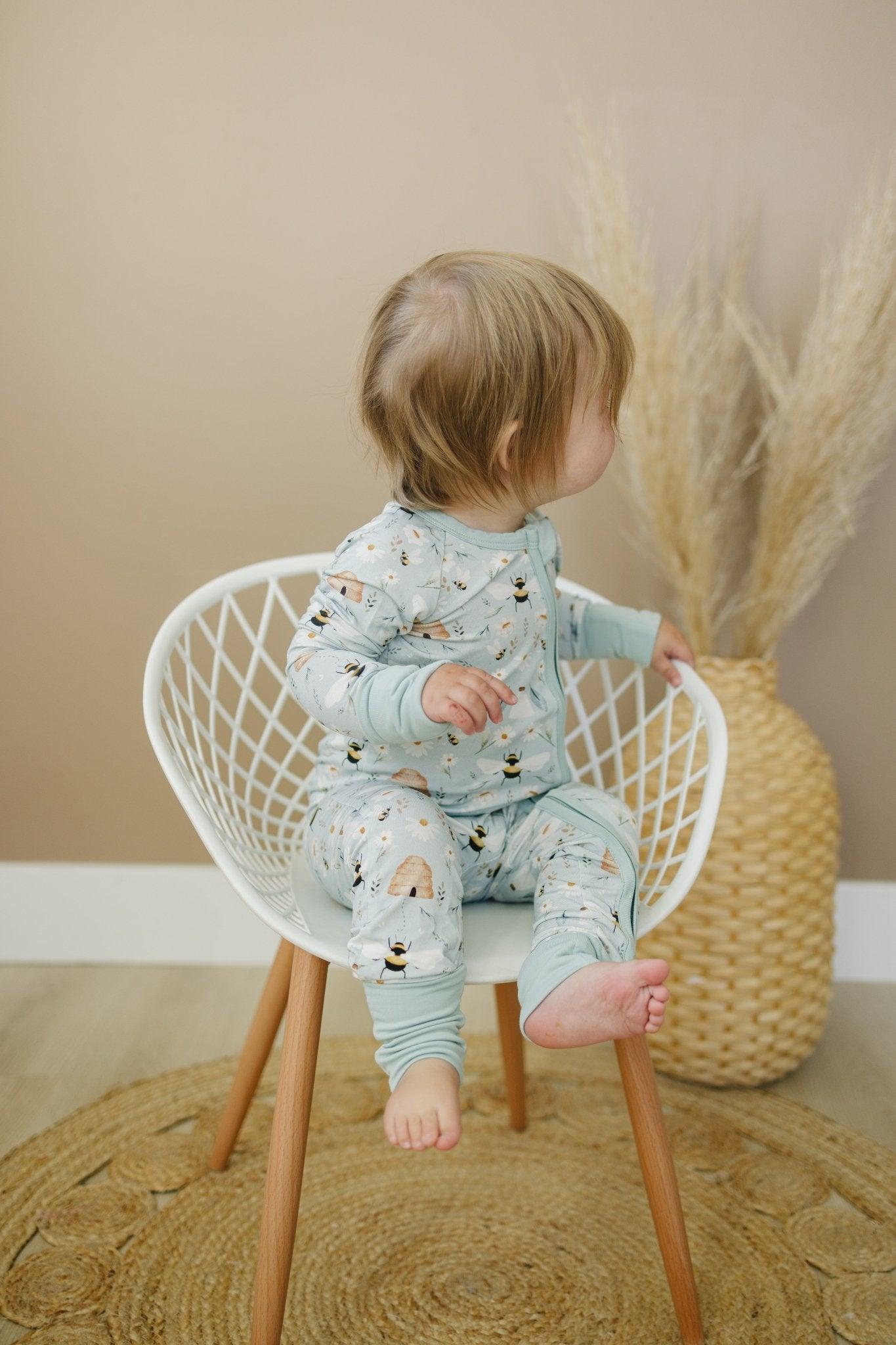 Sweet As Can Bee Bamboo Zippy Romper