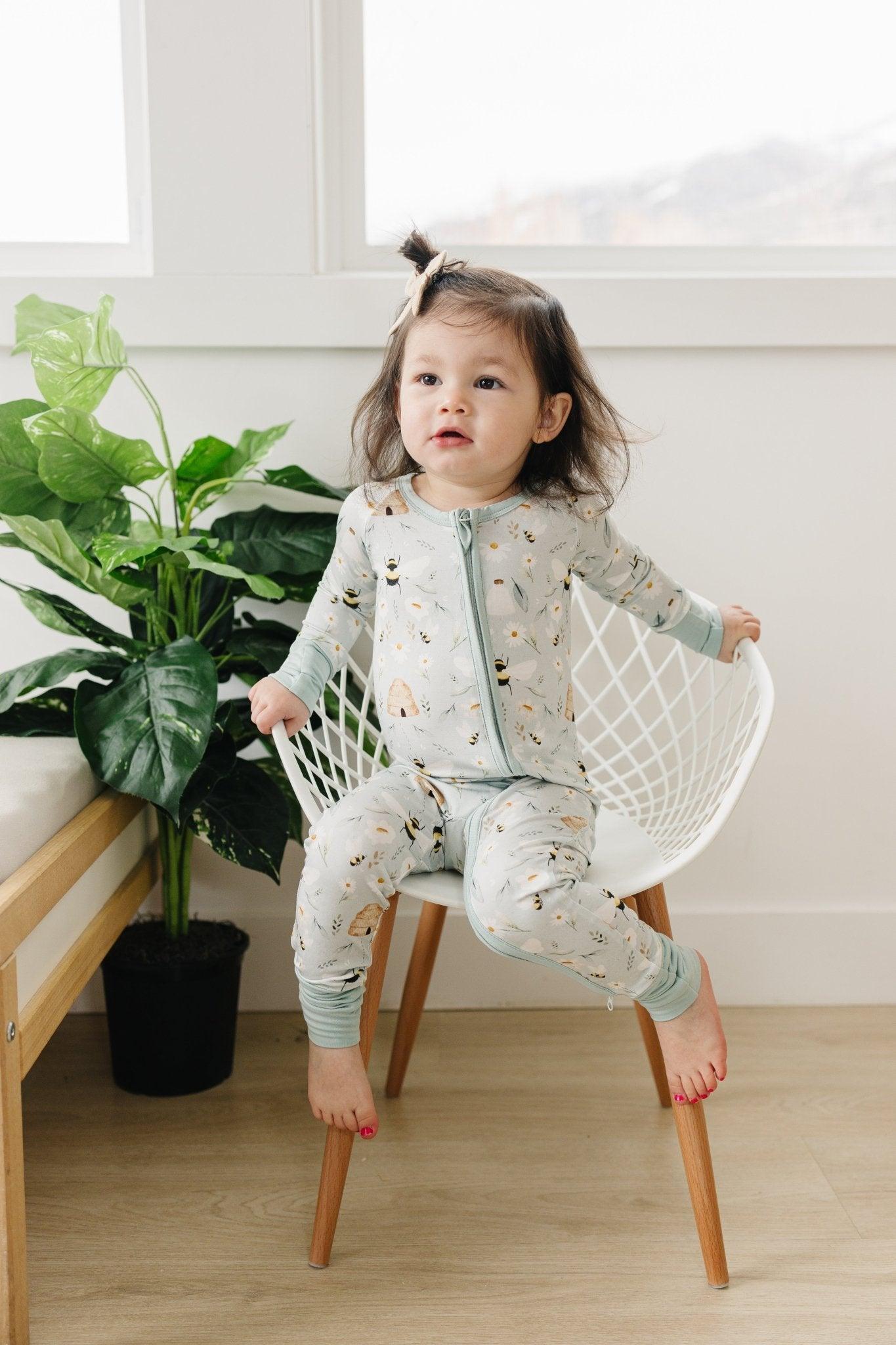 Sweet As Can Bee Bamboo Zippy Romper