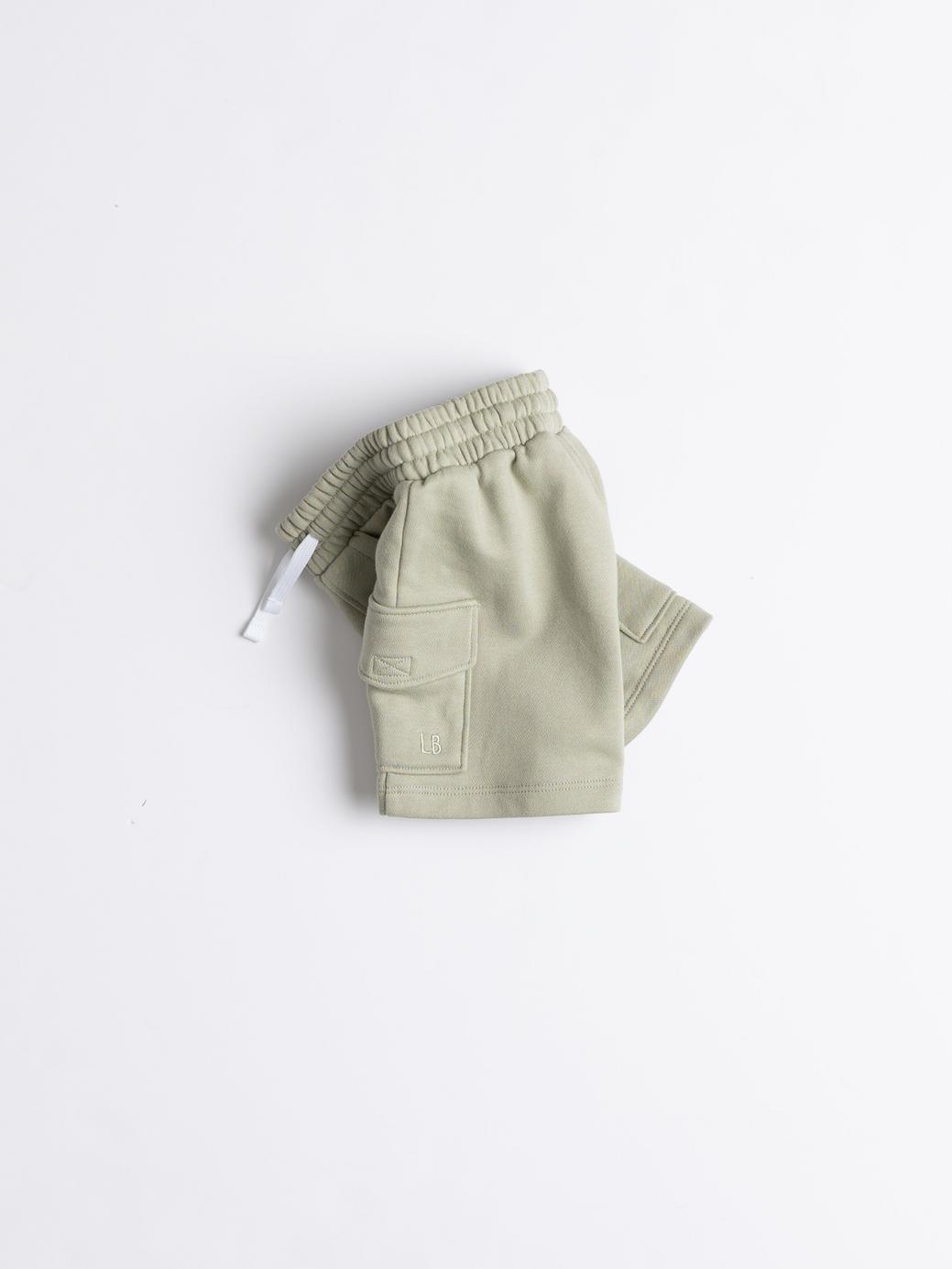 Baby Cargo Sweatshort - Green