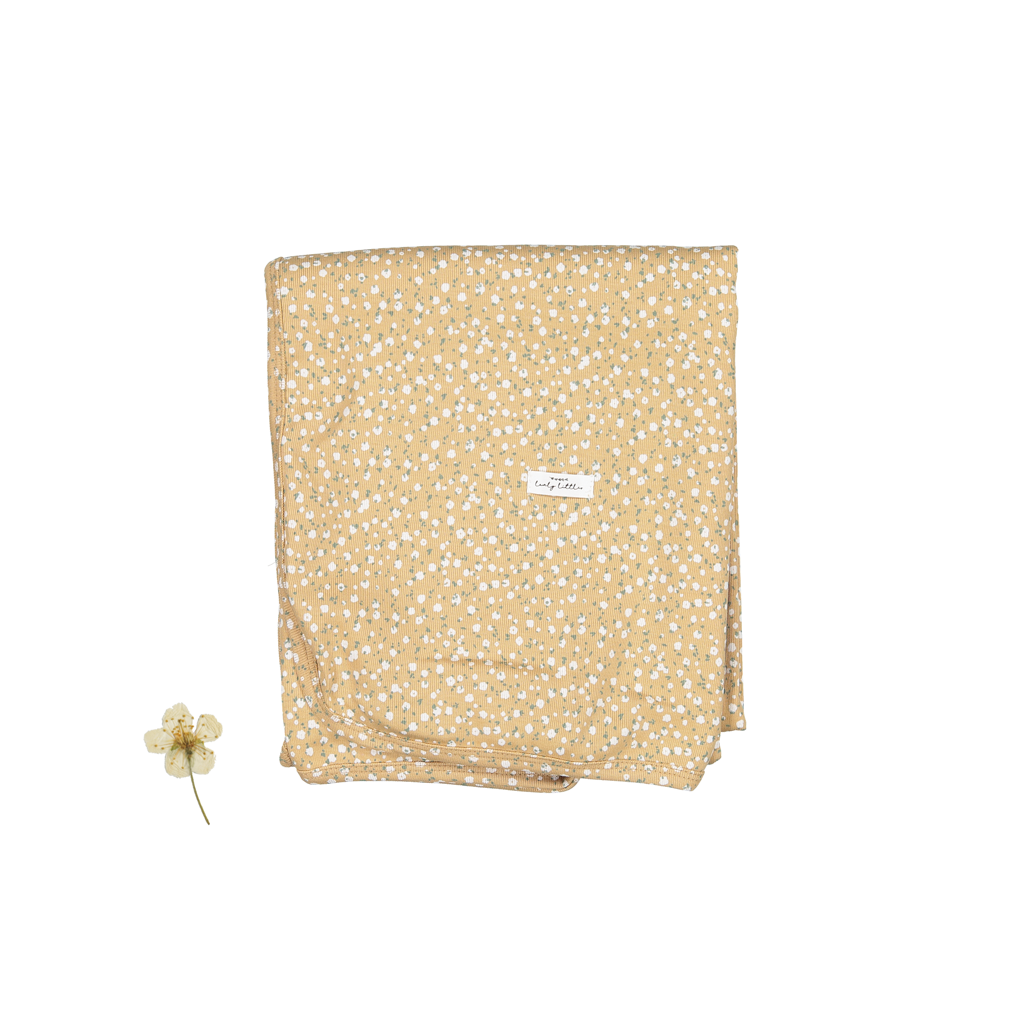 The Printed Blanket - Tan Bud Blanket Lovely Littles   