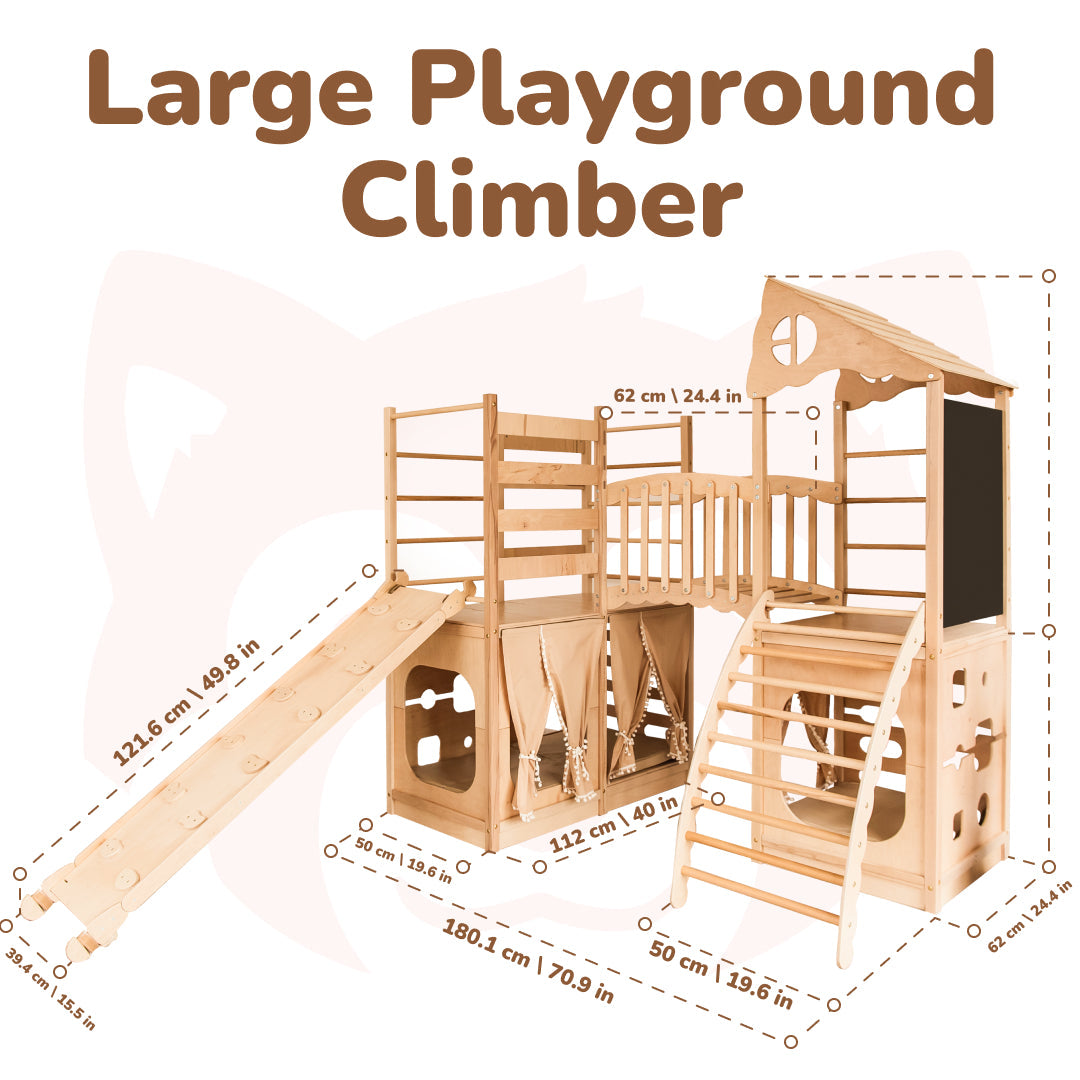 Large Playground Set, 2-in-1 Bundle