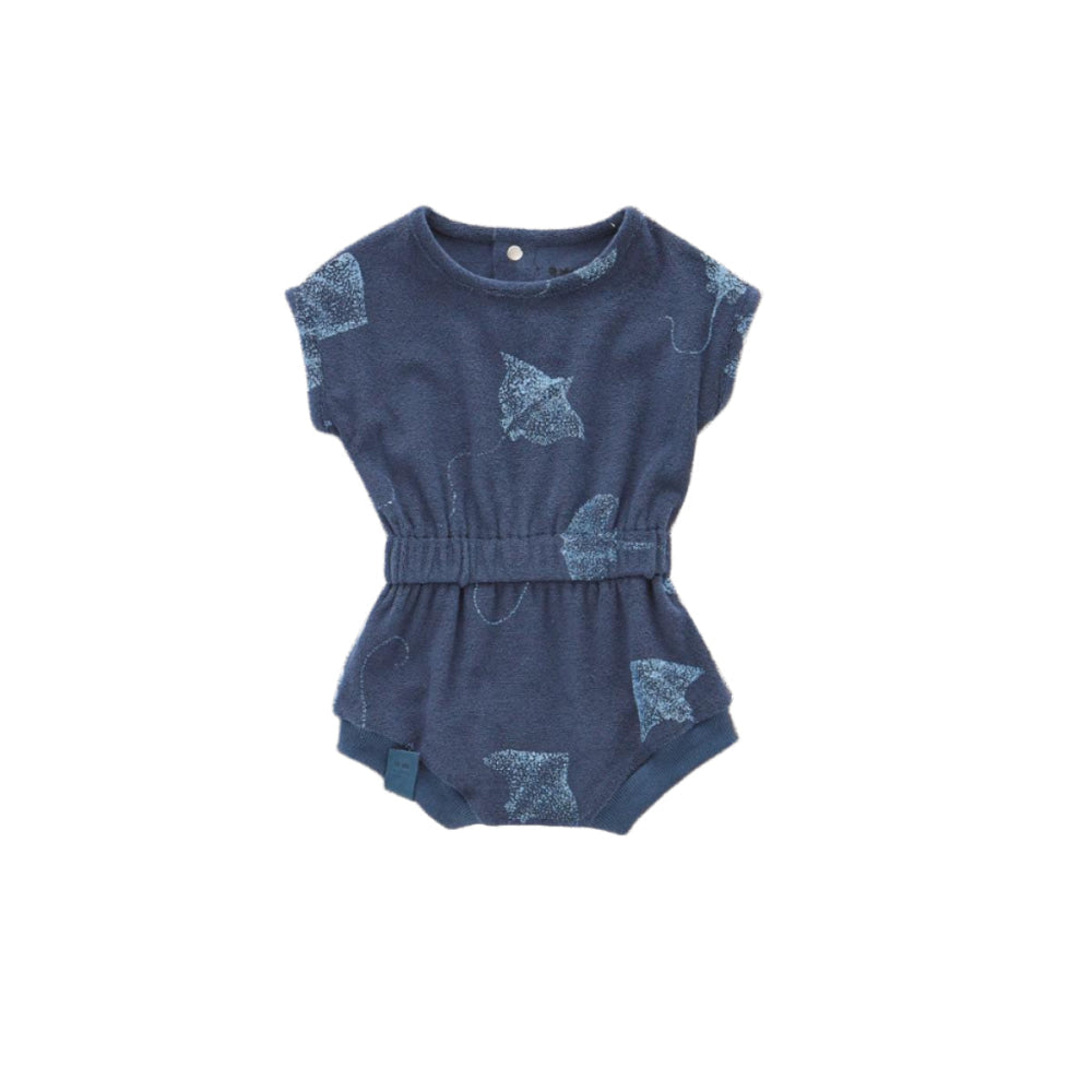 Terry Romper - Navy