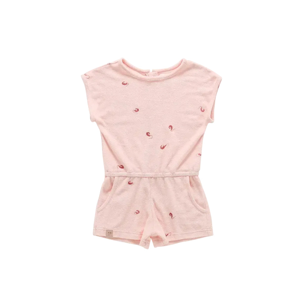 Terry Romper - Pink