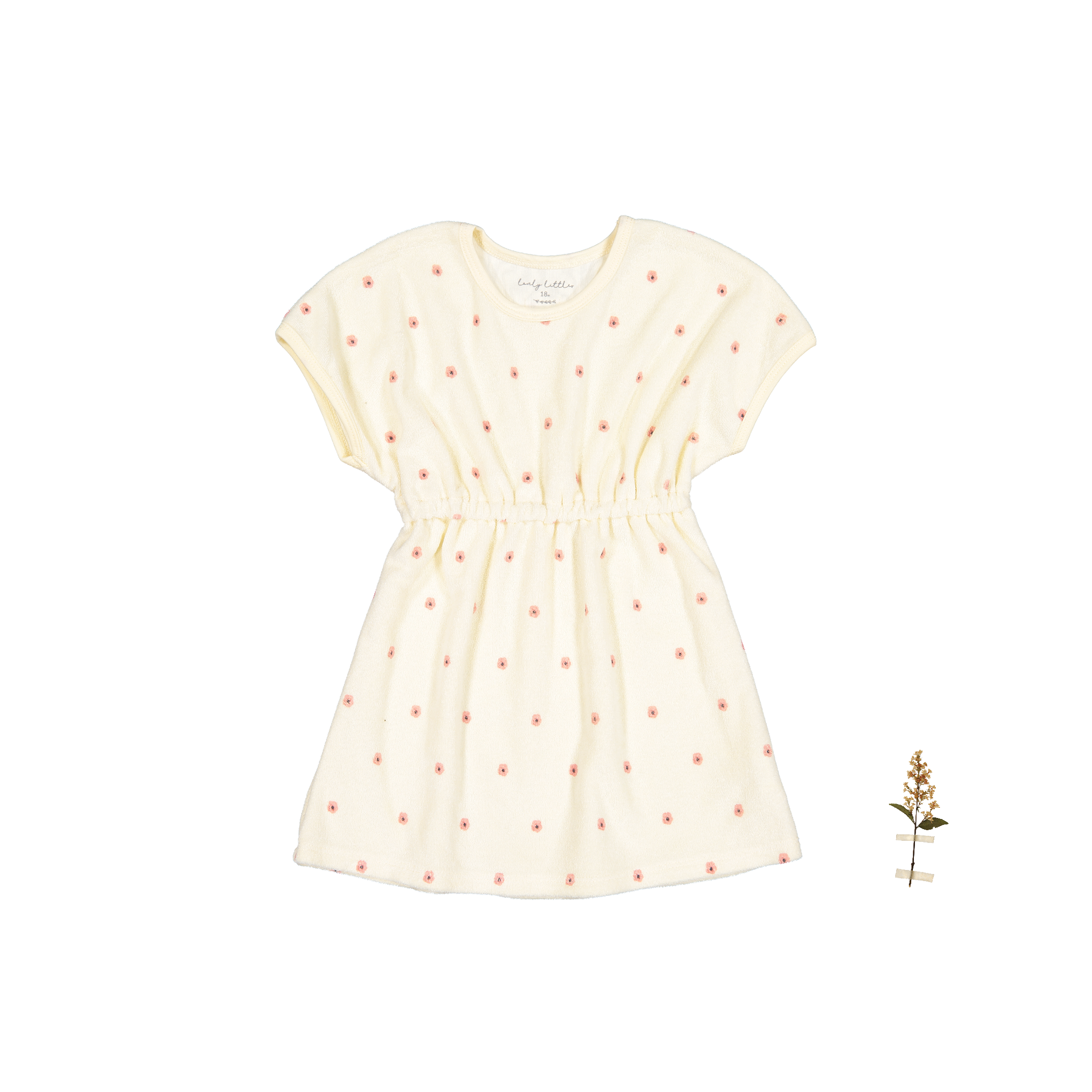 The Terry Dress - Butter Flower Short Sleeve Dress Lovely Littles   