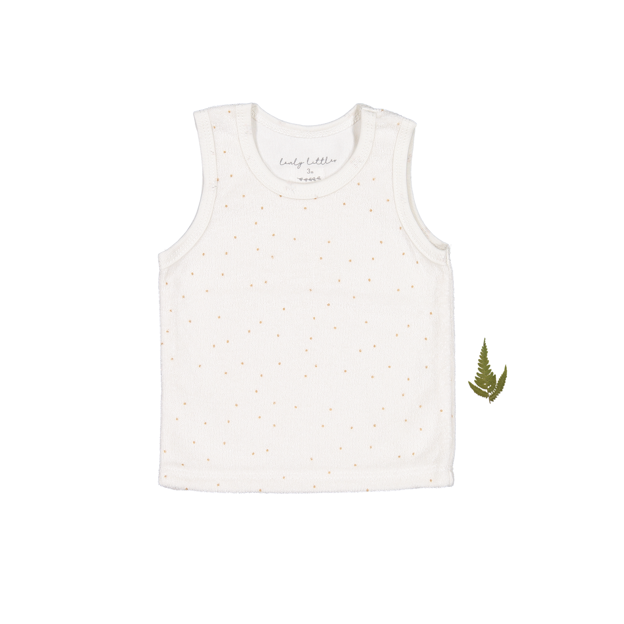 The Terry Tank - Pearl Dot Tank Lovely Littles   