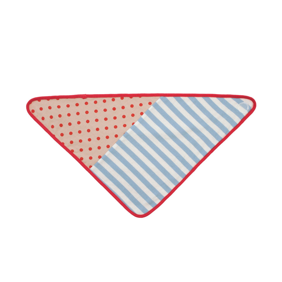 Bandana Bib - Blue Stripes
