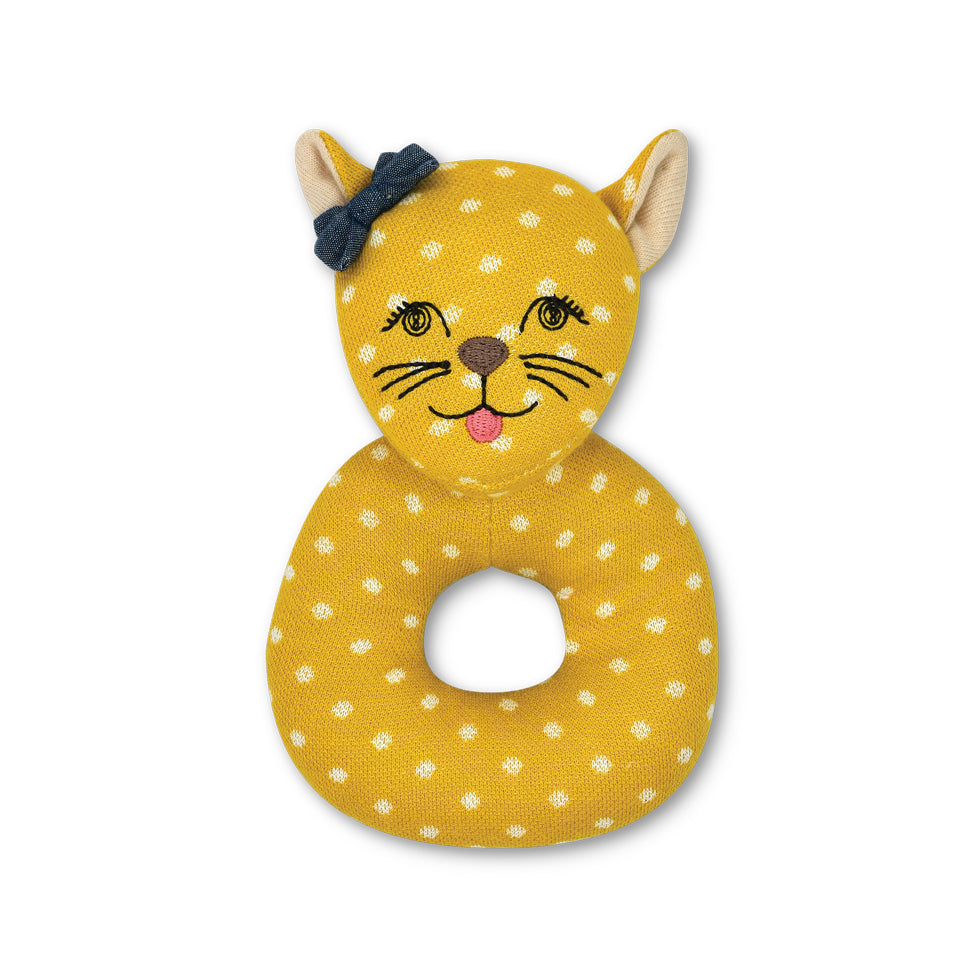 Rita Cheetah - Teething Rattle