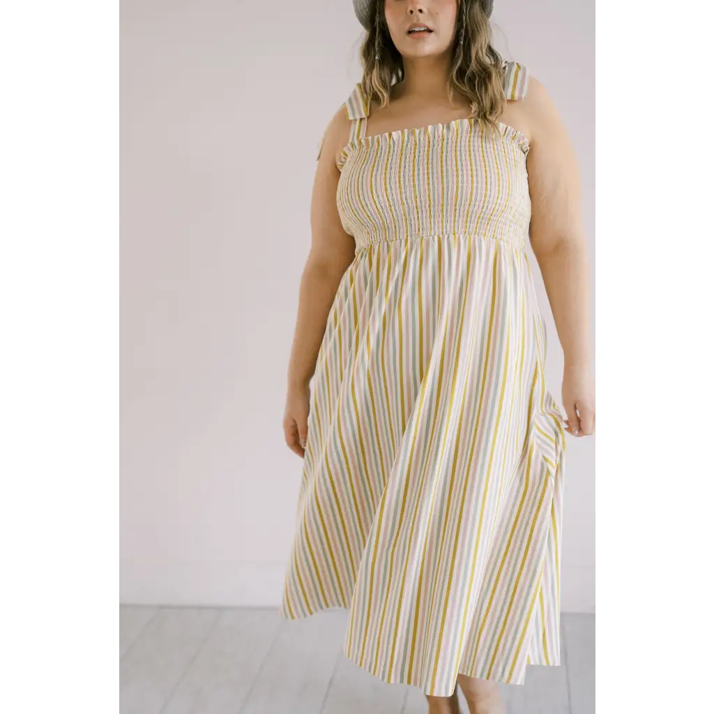 The Day Dress in Multi-Stripe