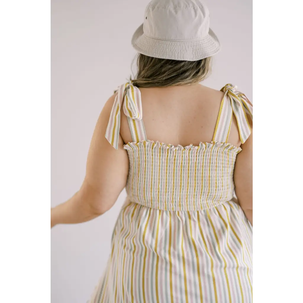 The Day Dress in Multi-Stripe