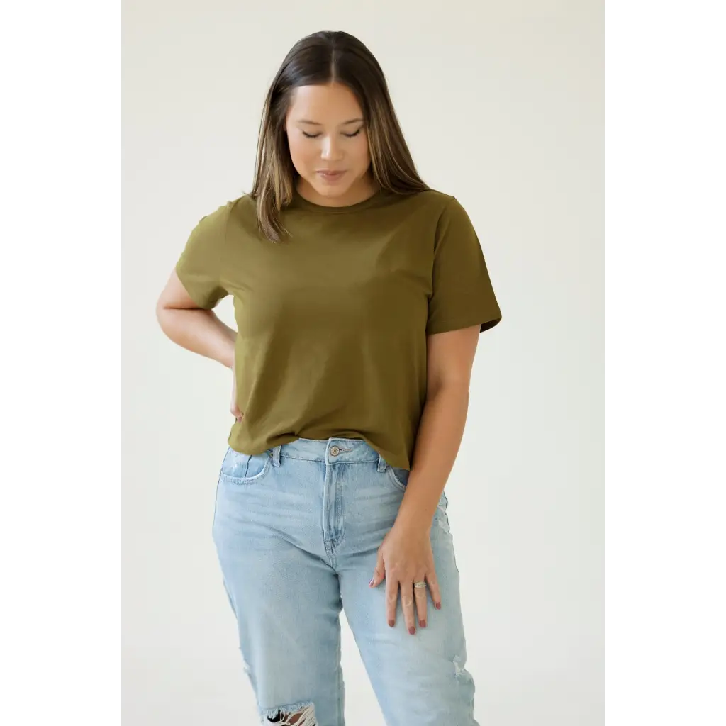 The Mom Crop in Olive