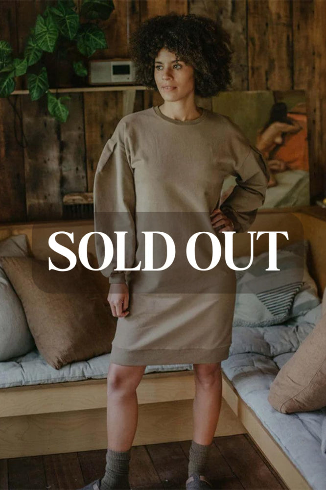 The Women's Oversized Sweater Dress - Walnut