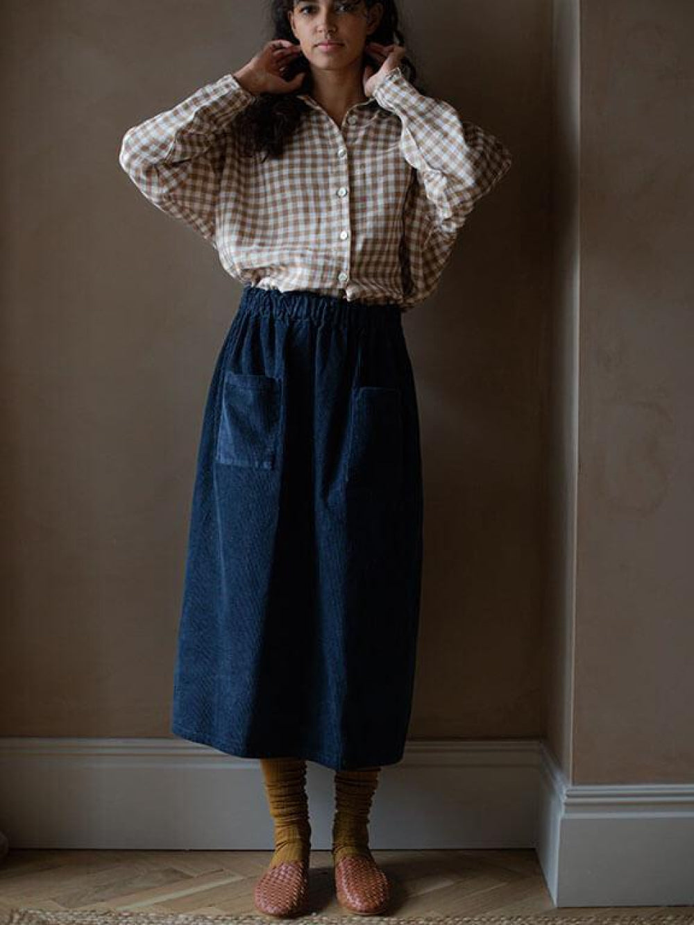 The Woven Mule - Women's - Tan