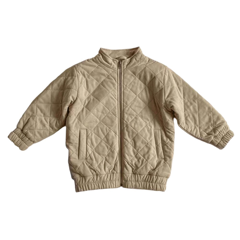 The Quilted Jacket - Sand