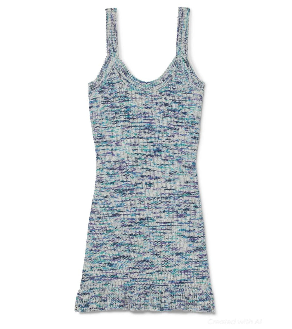 Tilly Tank Dress - Blue Multi