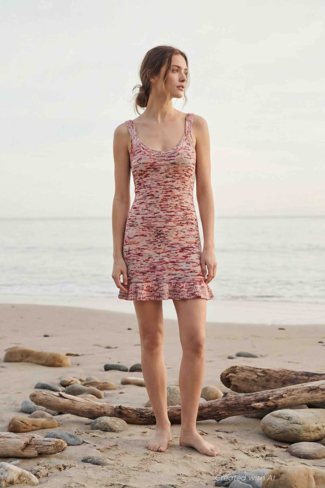 Tilly Tank Dress - Pink Multi