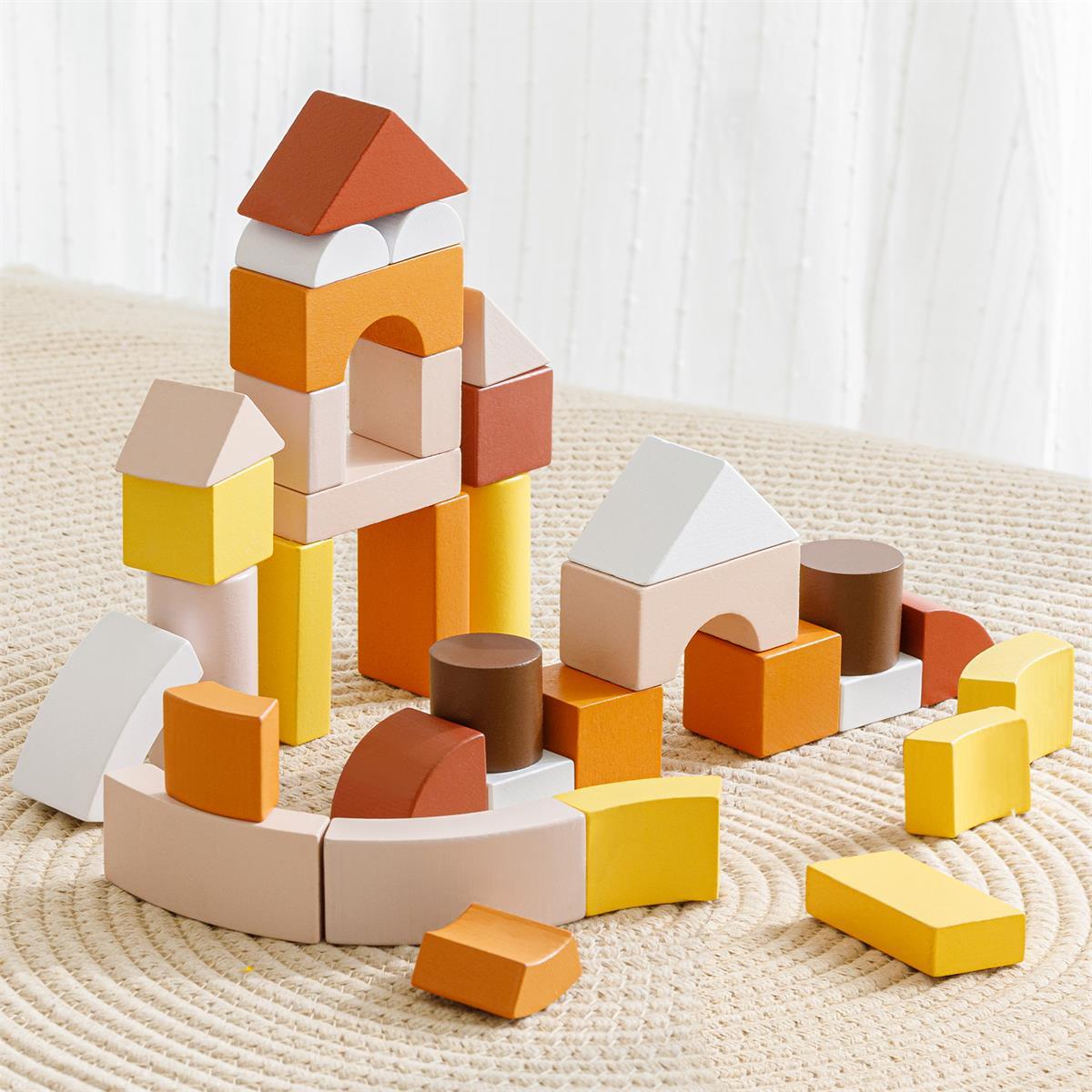 Tiny Land® Boho Mama best wooden blocks for kids wooden toys Tiny Land   