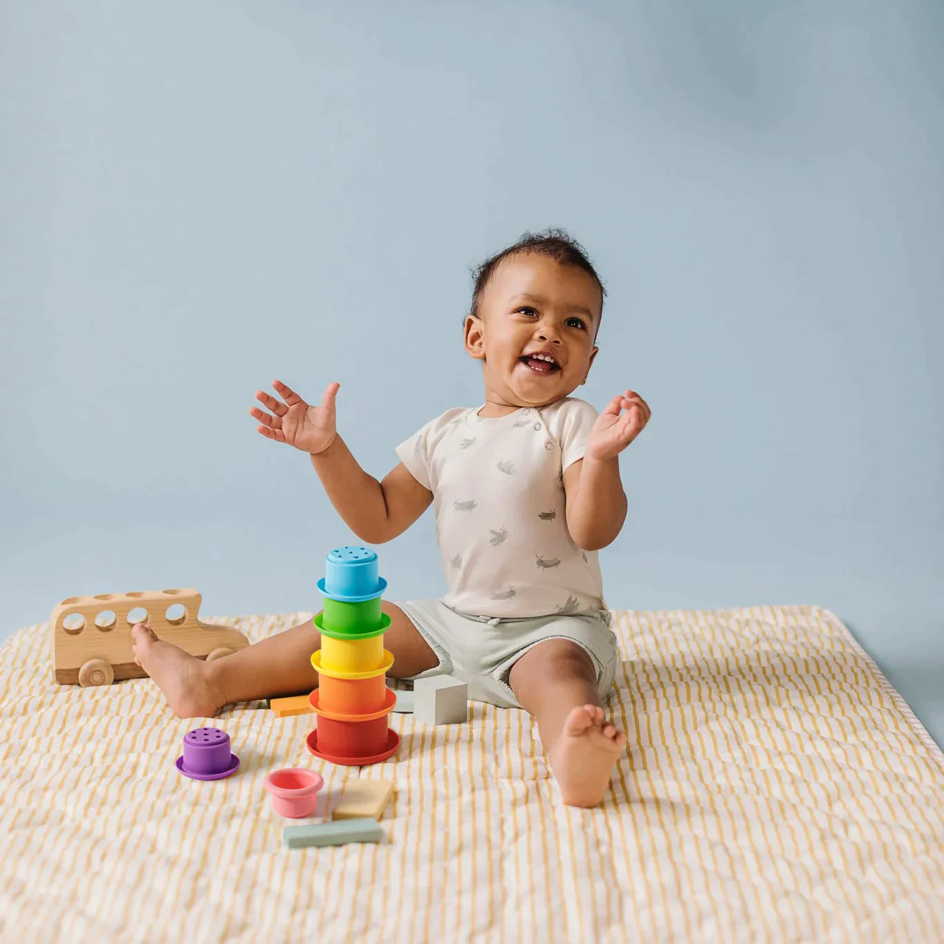 Tiny Land Montessori Toys Set for Newborns 6 9 month