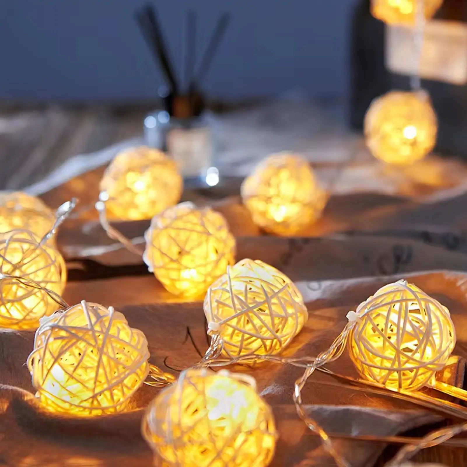 Tiny Land® Rattan string lights Fairy Lights Tiny Land   