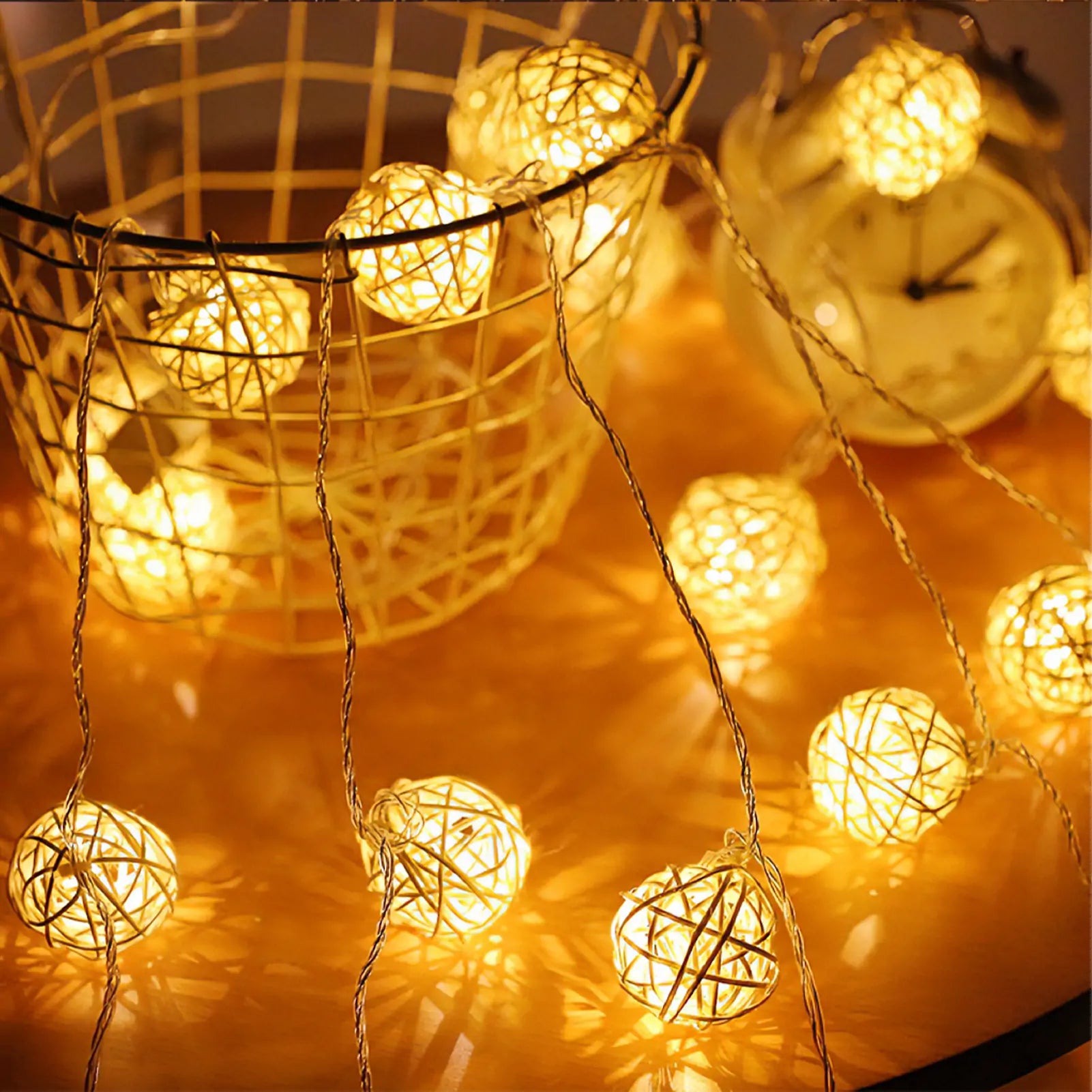 Tiny Land® Rattan string lights Fairy Lights Tiny Land   