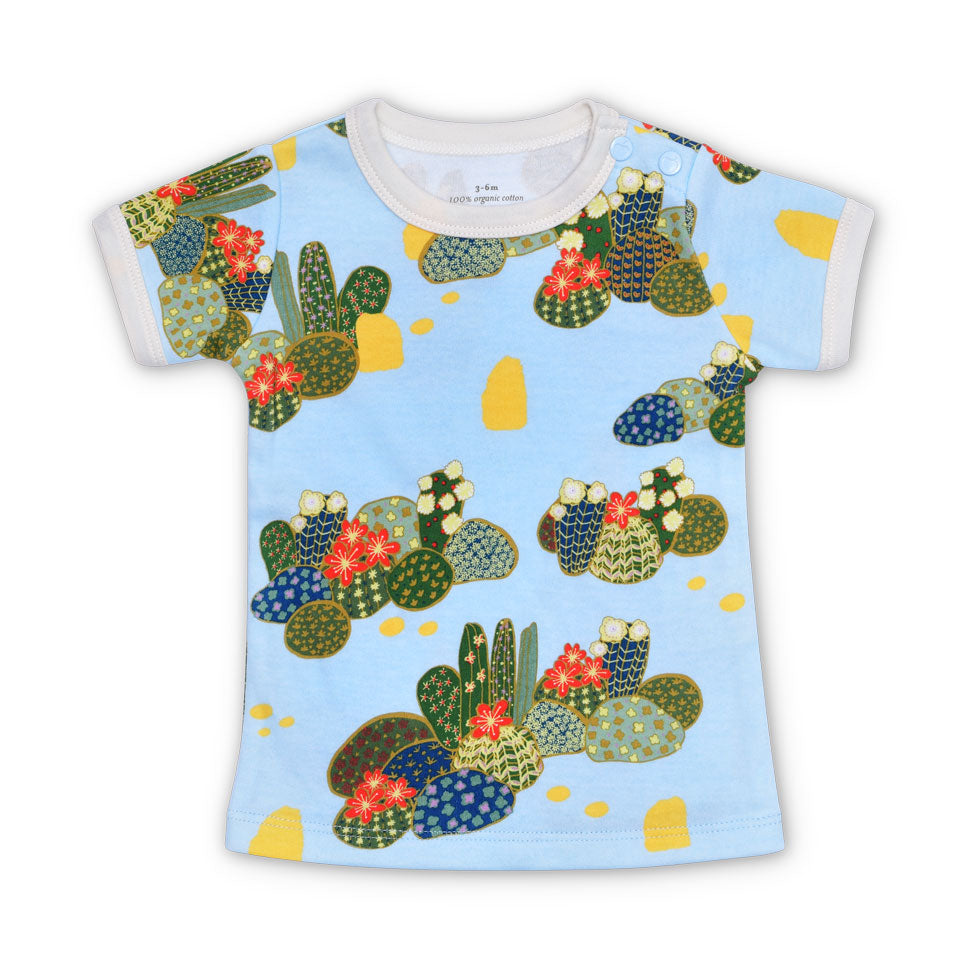 Lala Curio Short Sleeve Shirt - Joshua Tree Desert Blue