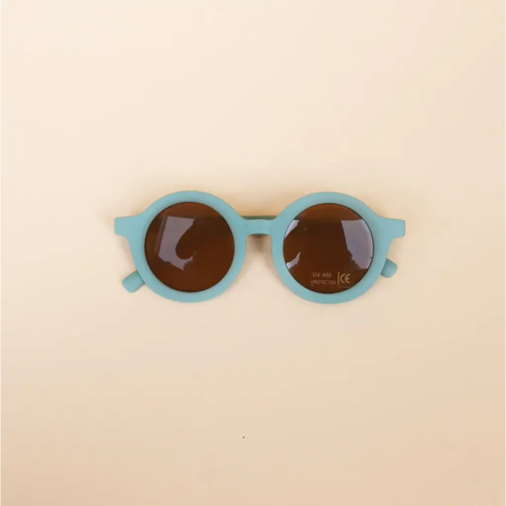 Round Retro Sunglasses for Kids | Ivory