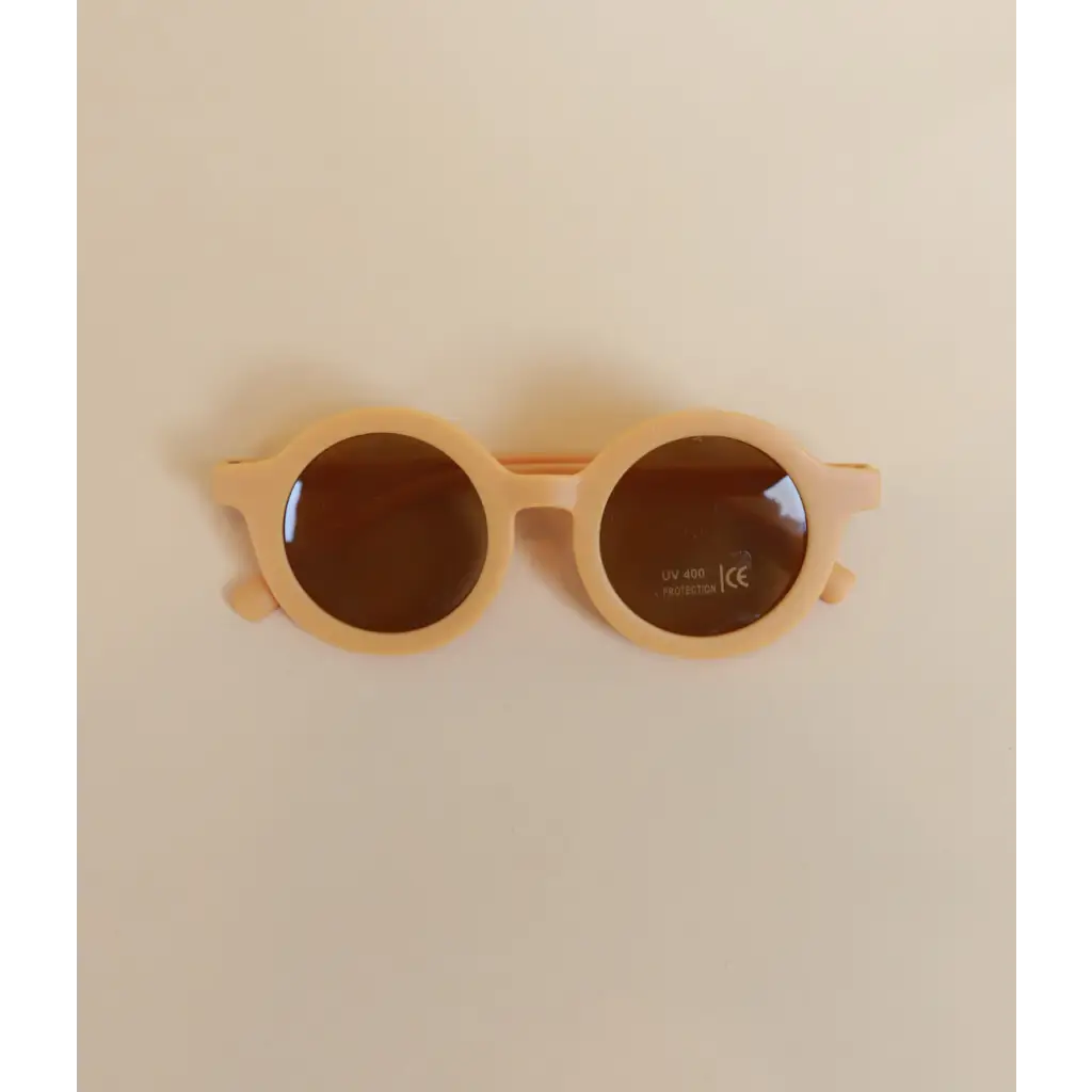 Round Retro Sunglasses for Kids | Sunshine Yellow