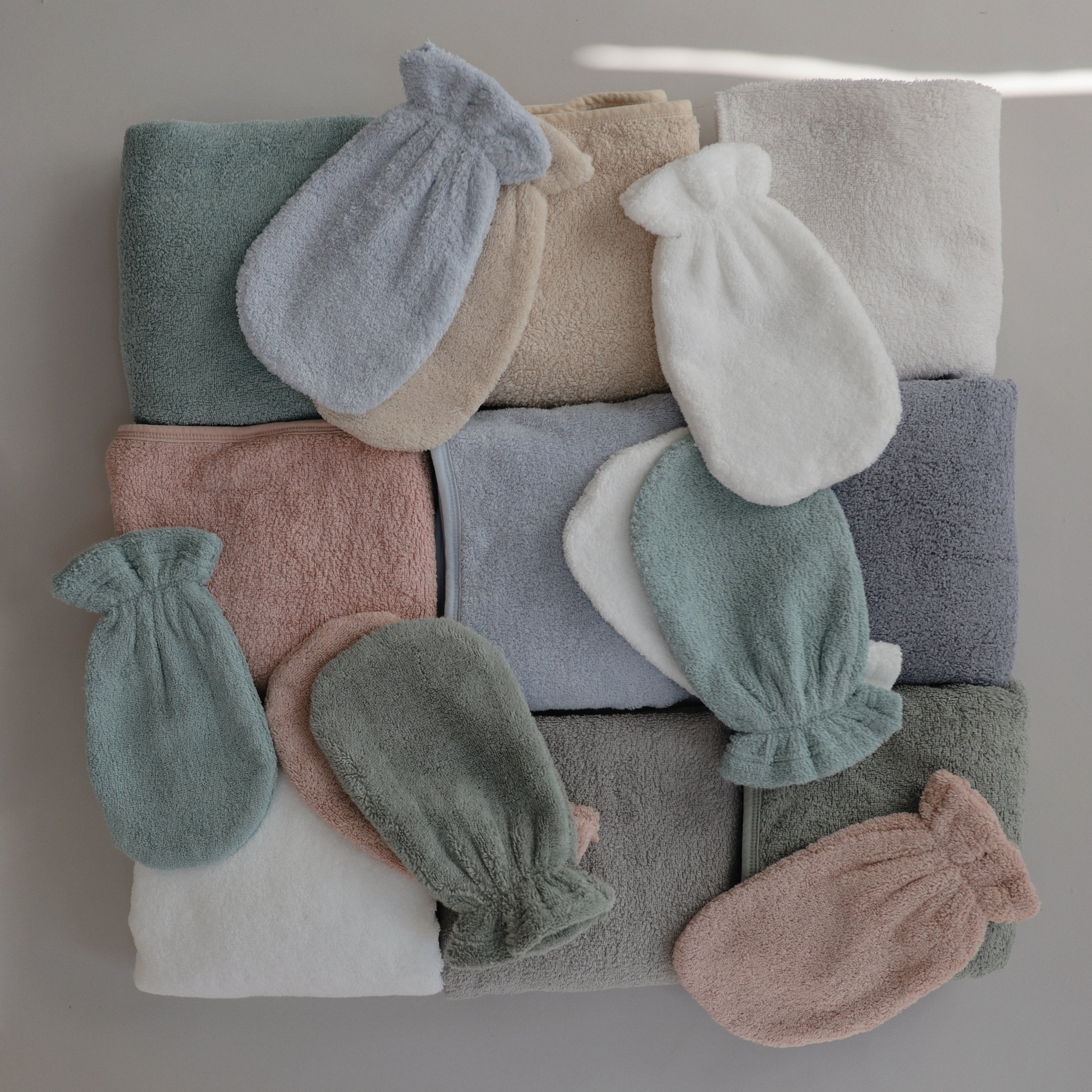 Organic Cotton Bath Mitt 2-Pack Bath Mitt Mushie   