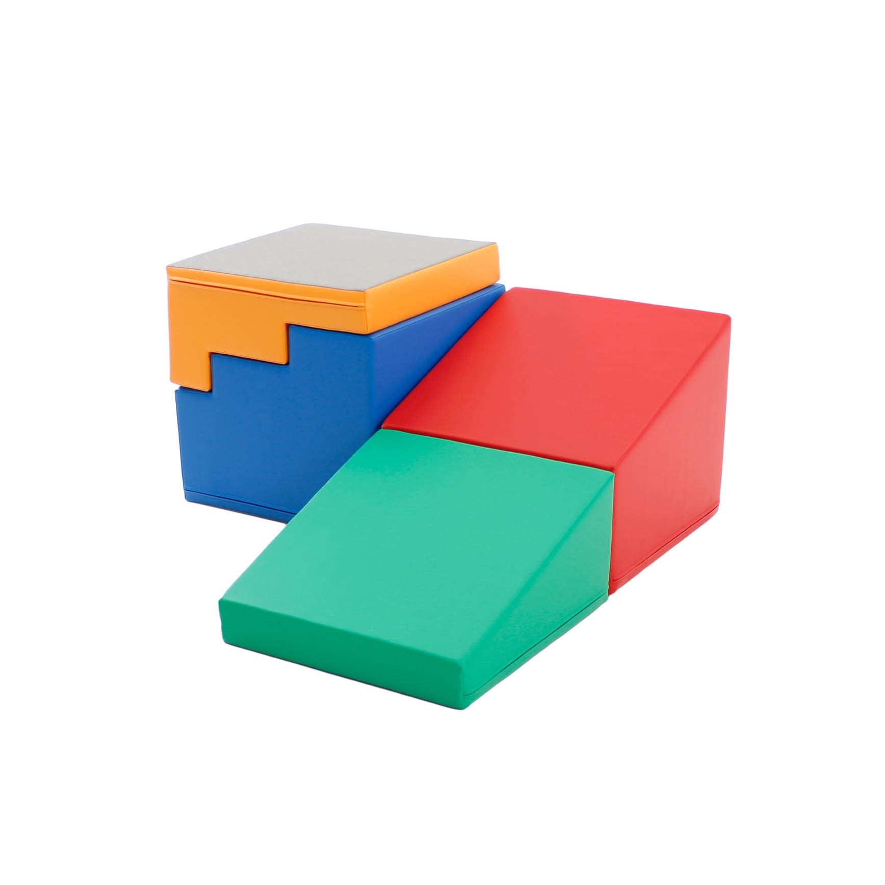 4 Piece Soft Play Step and Slide Set - Transformer