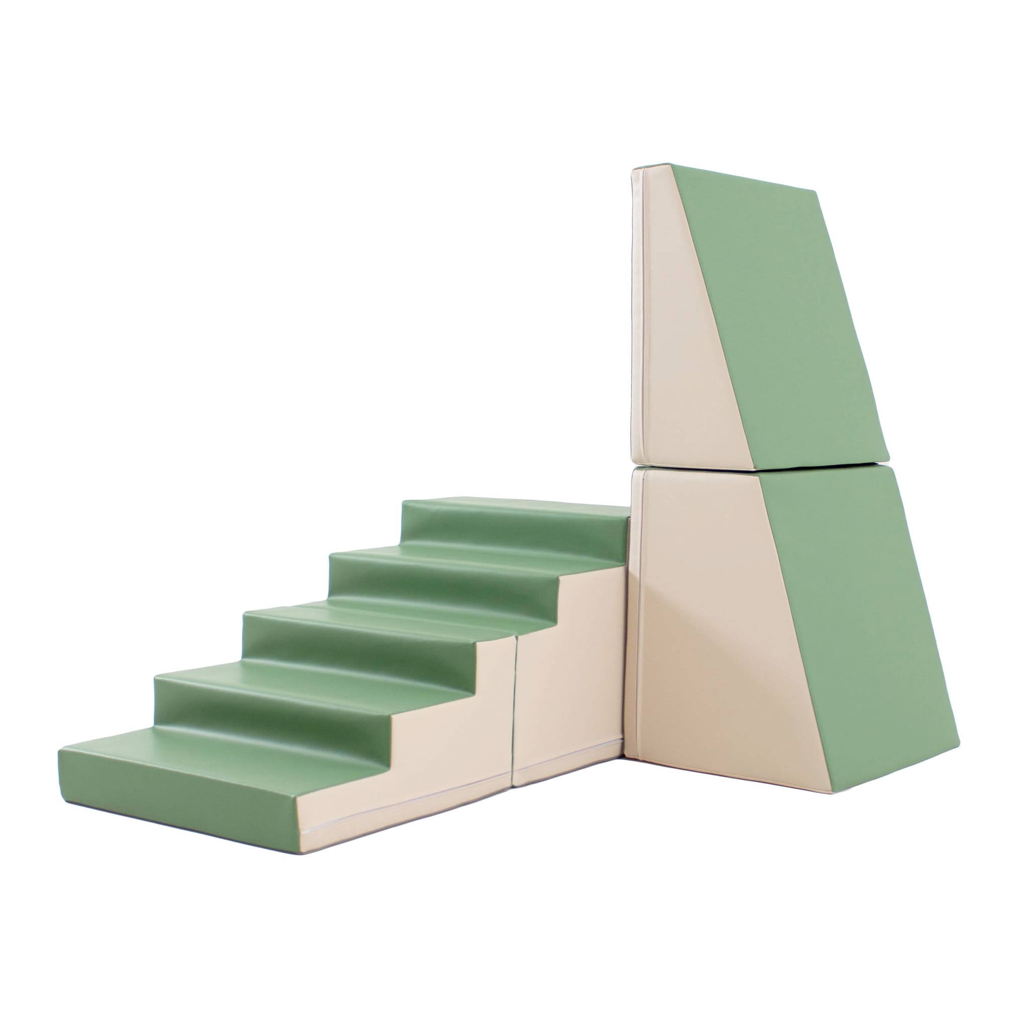 4 Piece Soft Play Step and Slide Set - Transformer