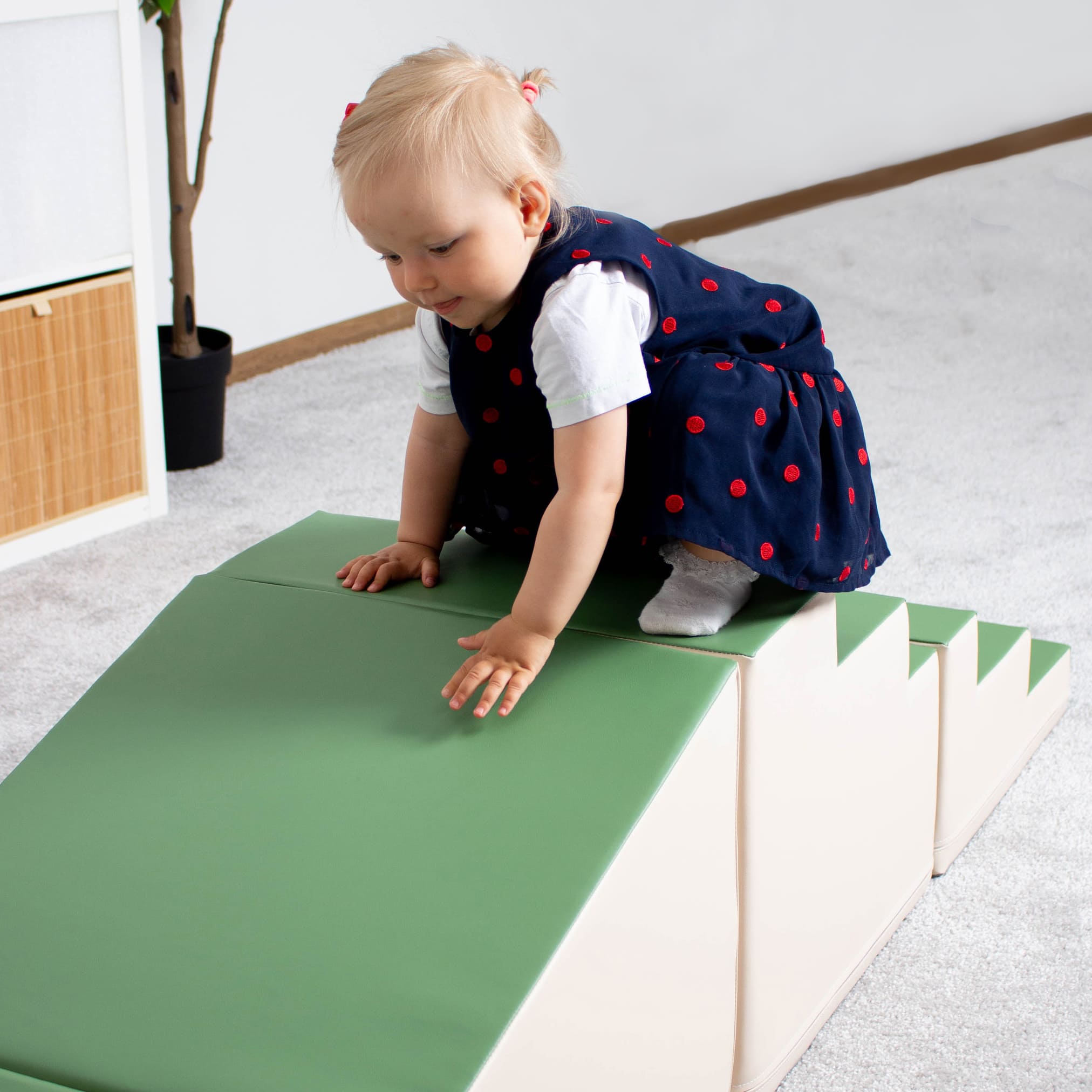4 Piece Soft Play Step and Slide Set - Transformer