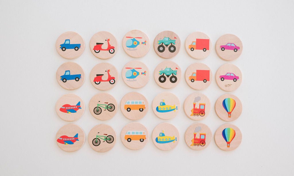 Transportation Matching Tiles Tile Toys Bannor Toys   