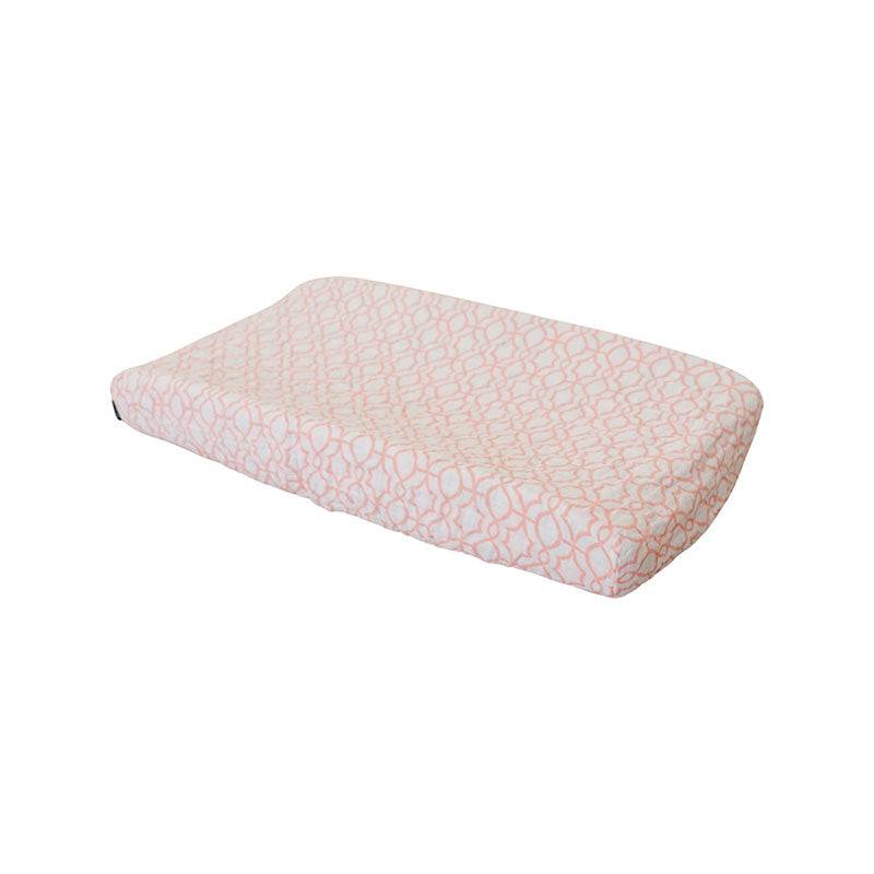 Trellis Classic Muslin Changing Pad Cover Changing Pad Cover Bebe au Lait   