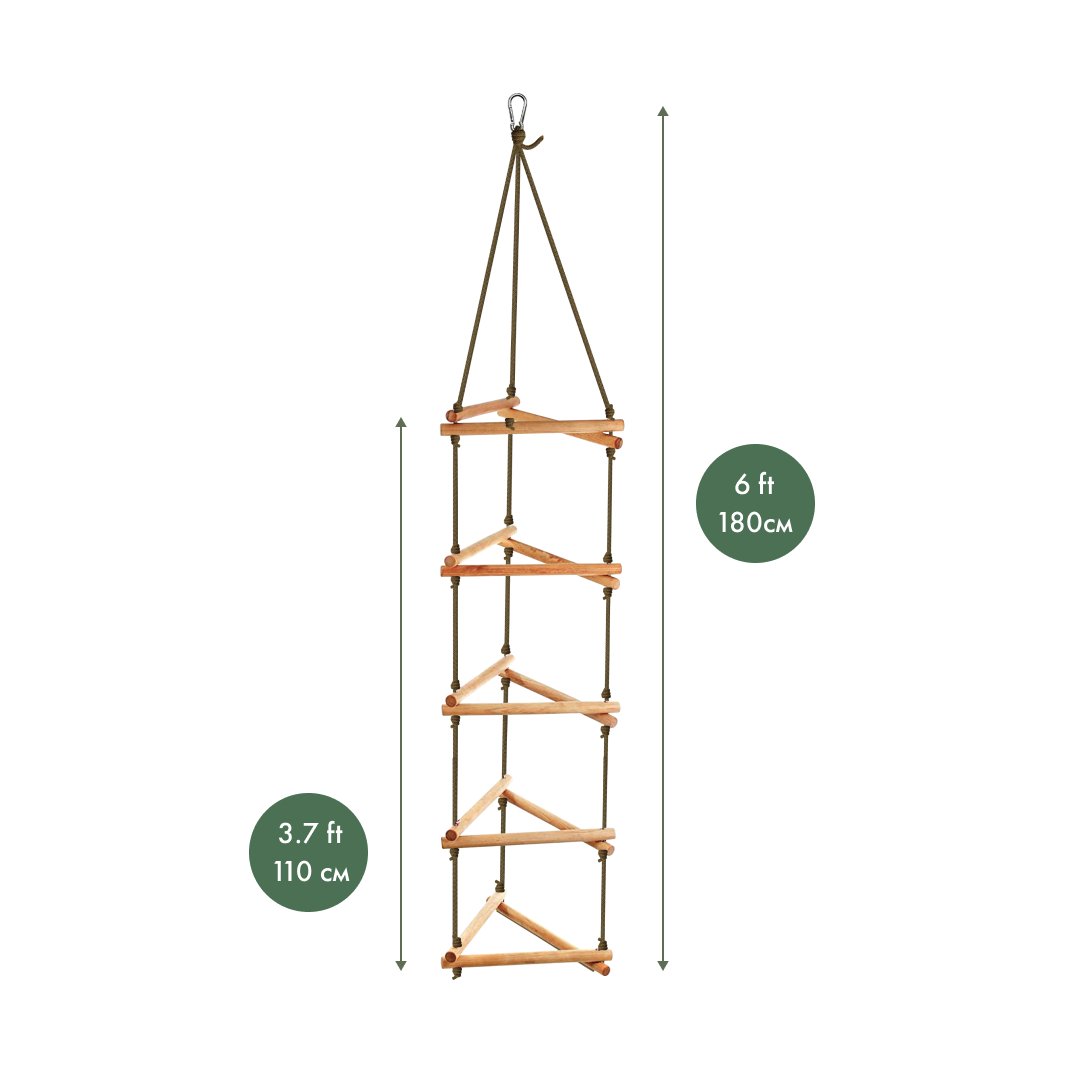 Triangle rope ladder for kids Single Swing Goodevas   