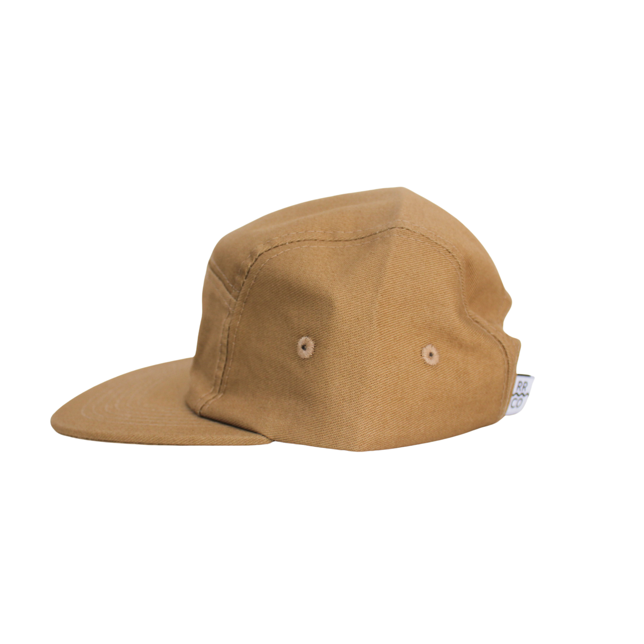 Triceratops Cotton Five-Panel Hat in Khaki