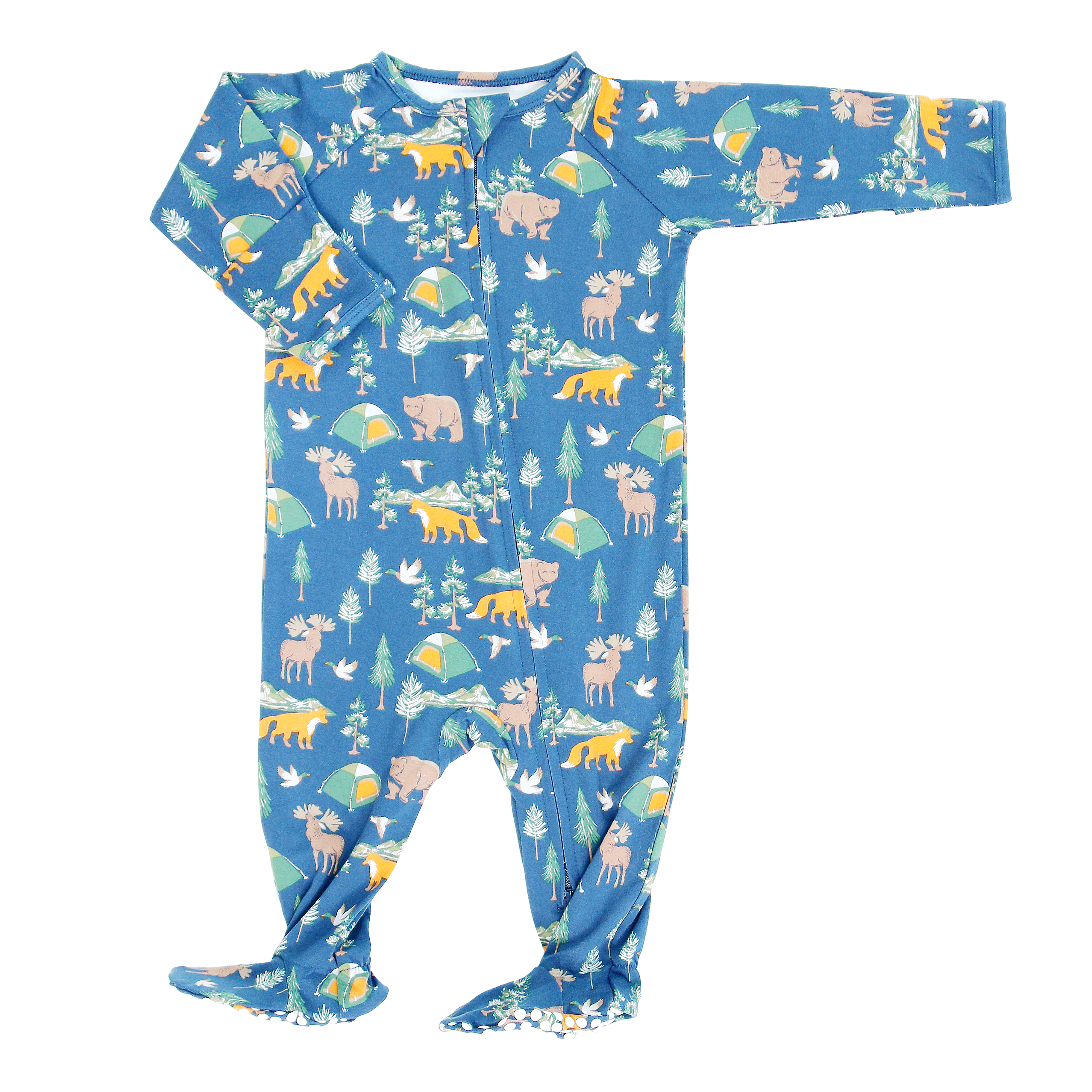 True Grit Zipper Footie