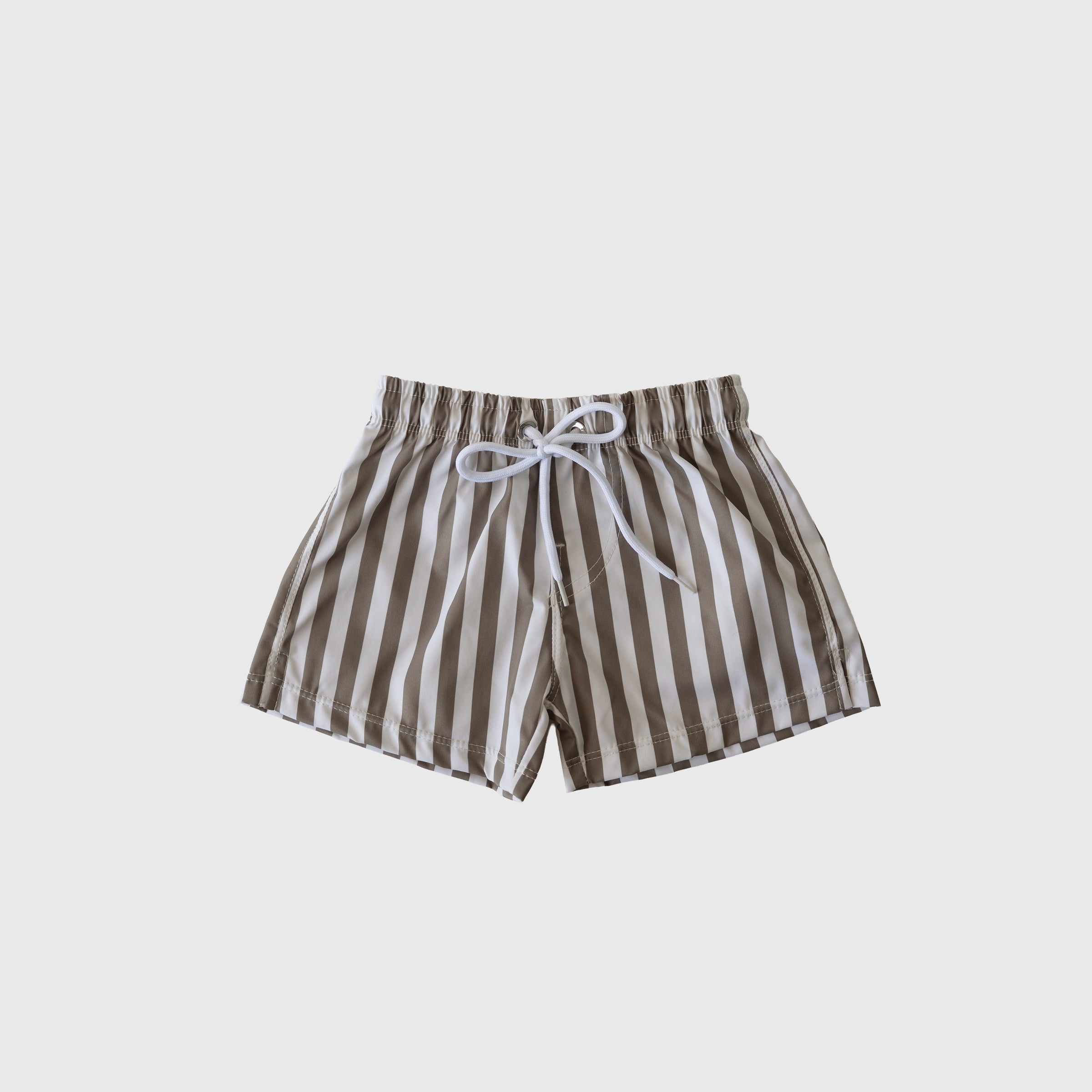 Child Board Short | Olive Stripe