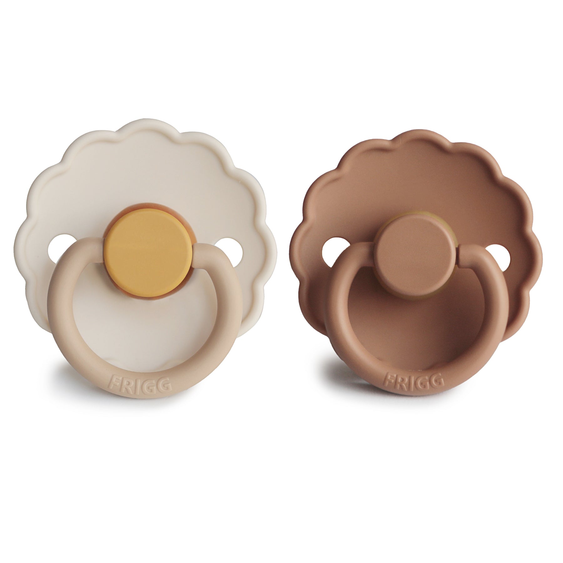 FRIGG Daisy Natural Rubber Pacifier 2-Pack FRIGG PACIFIERS Mushie   