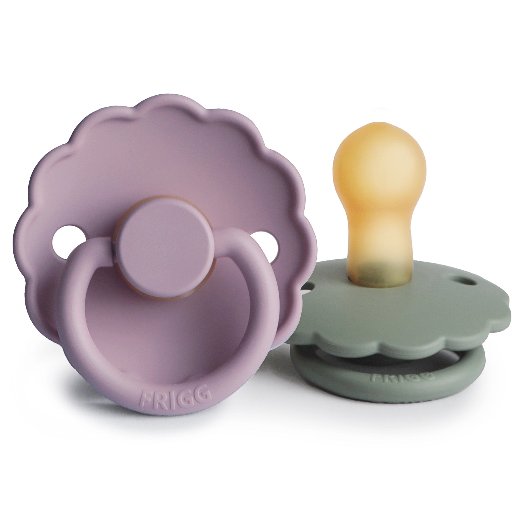 FRIGG Daisy Natural Rubber Pacifier 2-Pack FRIGG PACIFIERS Mushie   