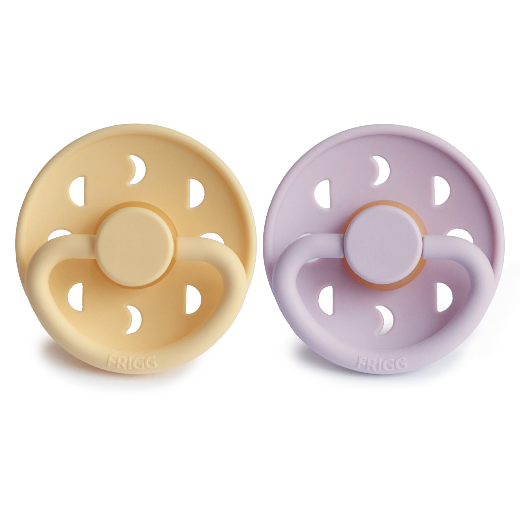 FRIGG Moon Natural Rubber Pacifier 2-Pack FRIGG PACIFIERS Mushie   