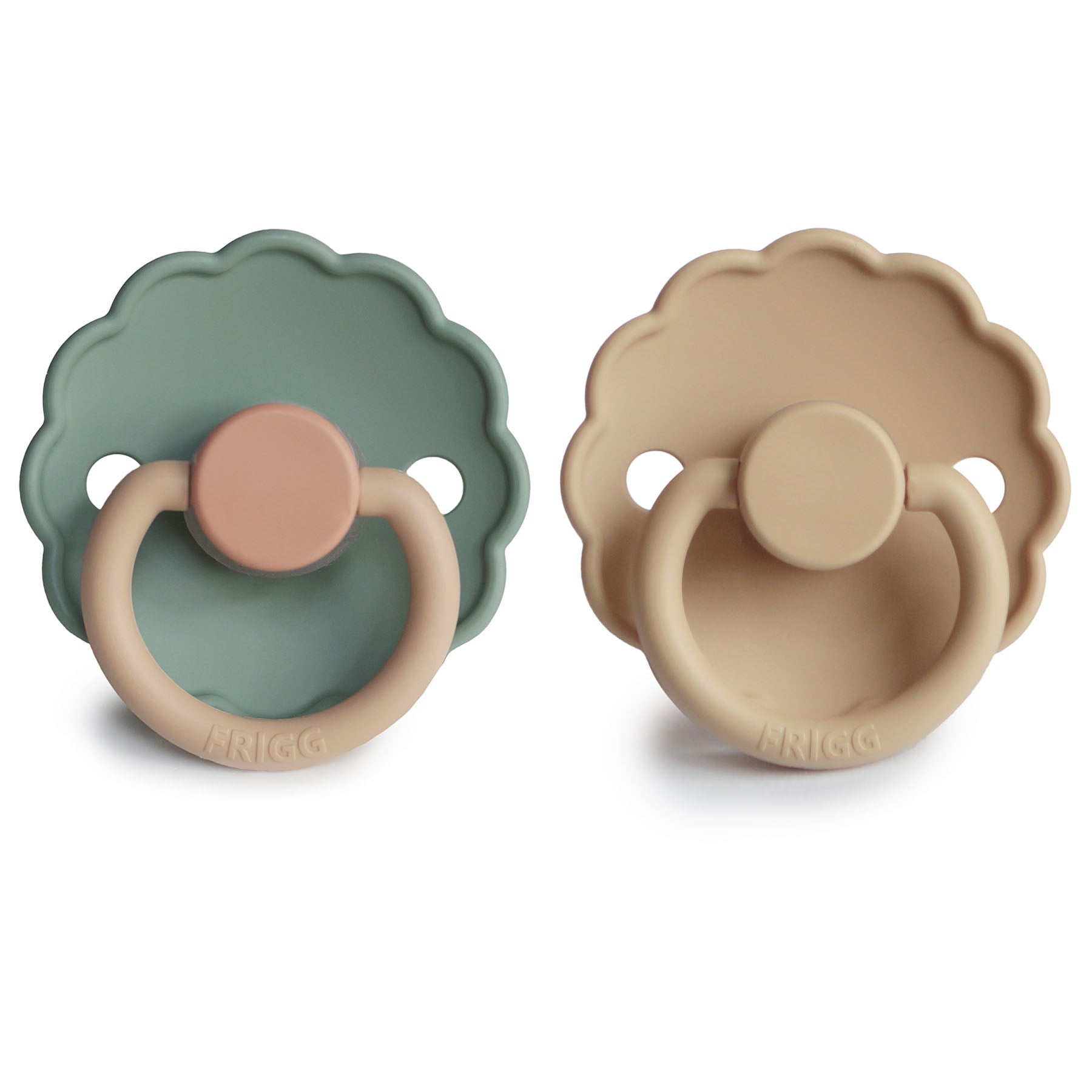 FRIGG Daisy Silicone Pacifier 2-Pack FRIGG PACIFIERS Mushie   