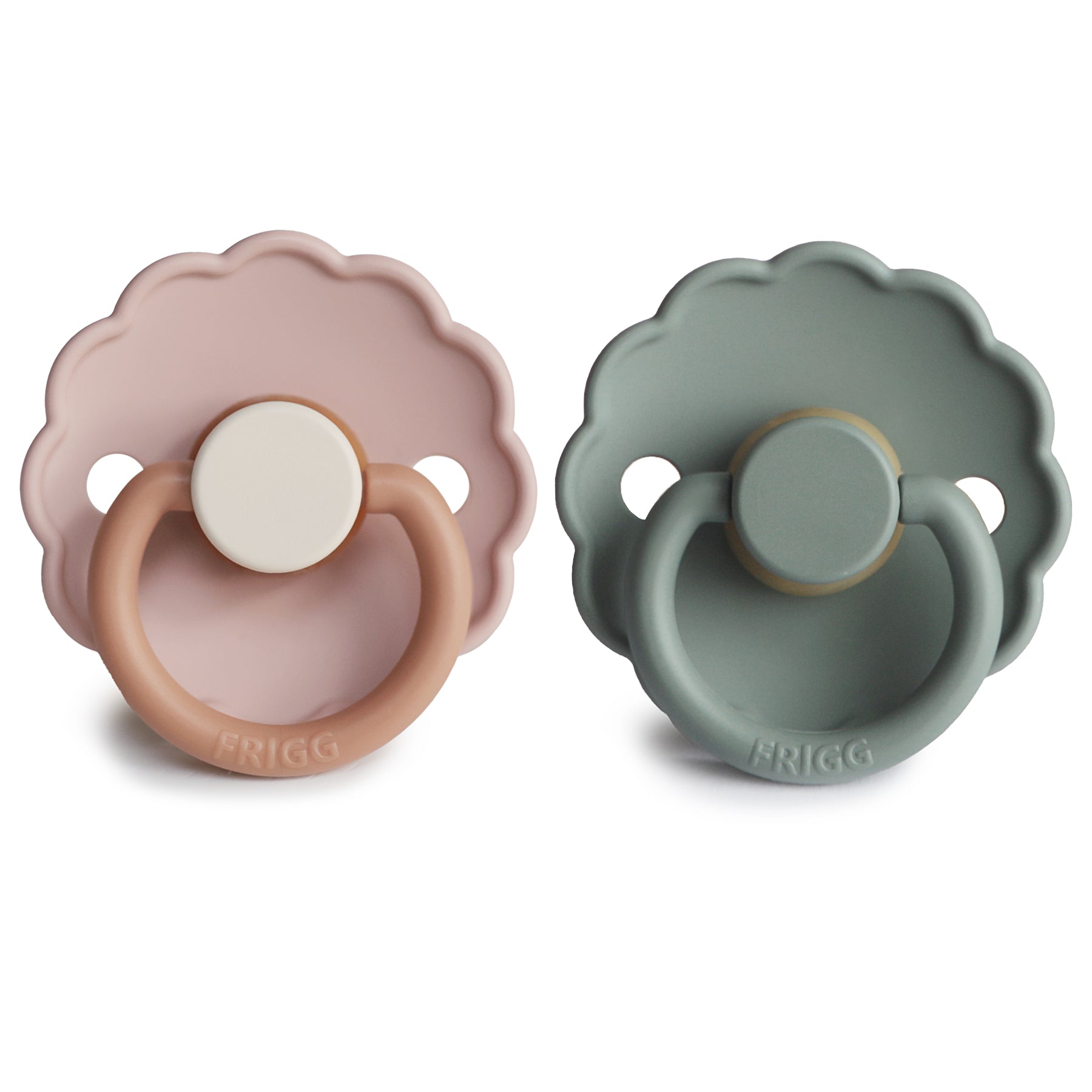 FRIGG Daisy Natural Rubber Pacifier 2-Pack FRIGG PACIFIERS Mushie   