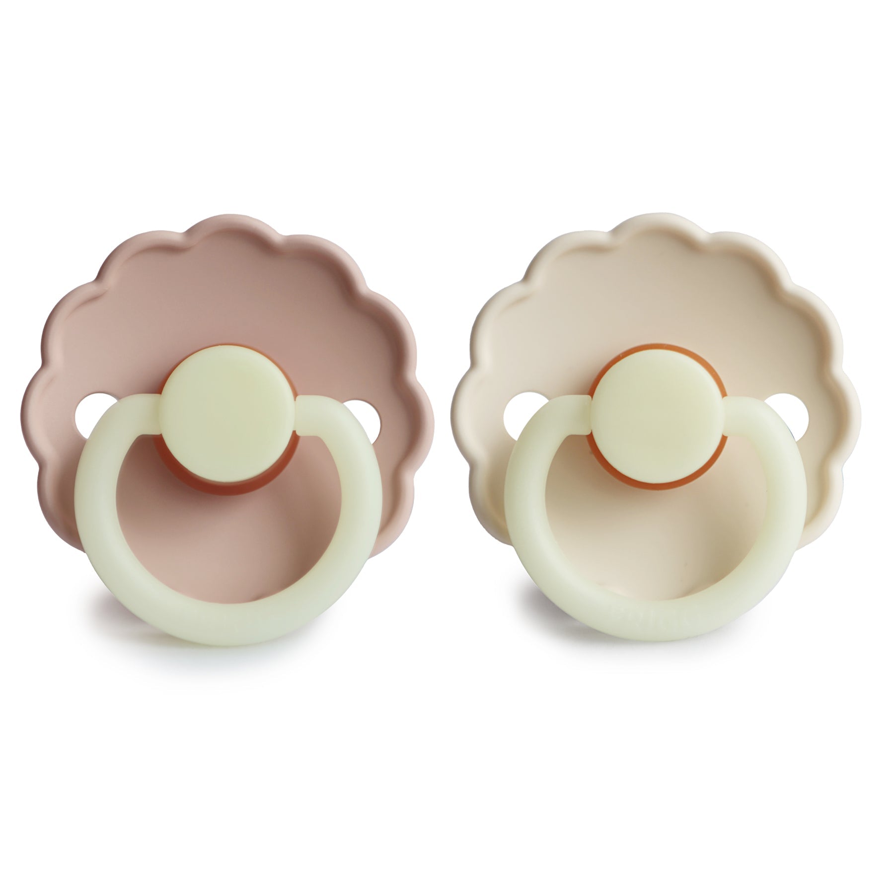 FRIGG Daisy Night Natural Rubber Pacifier 2-Pack FRIGG PACIFIERS Mushie   