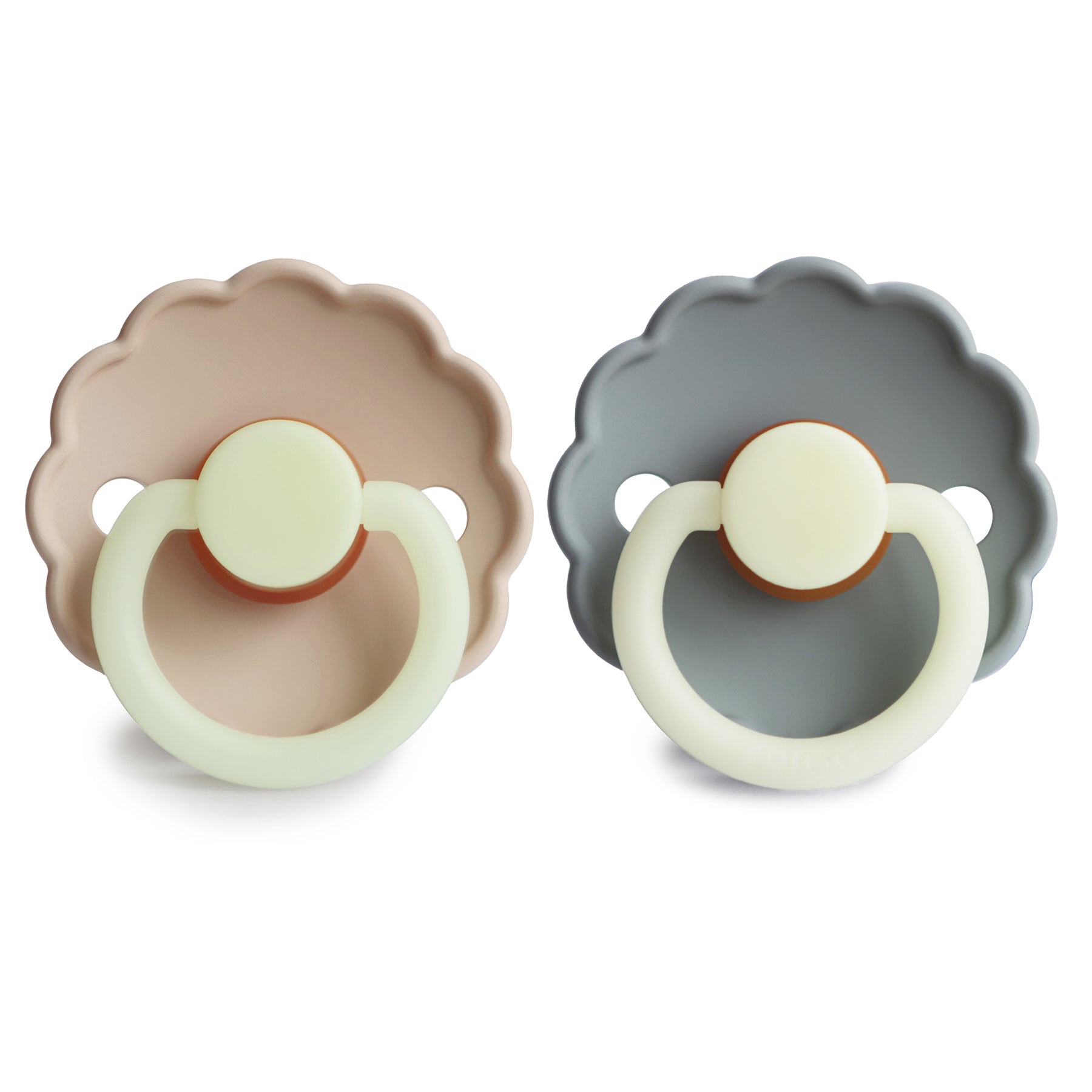 FRIGG Daisy Night Natural Rubber Pacifier 2-Pack FRIGG PACIFIERS Mushie   