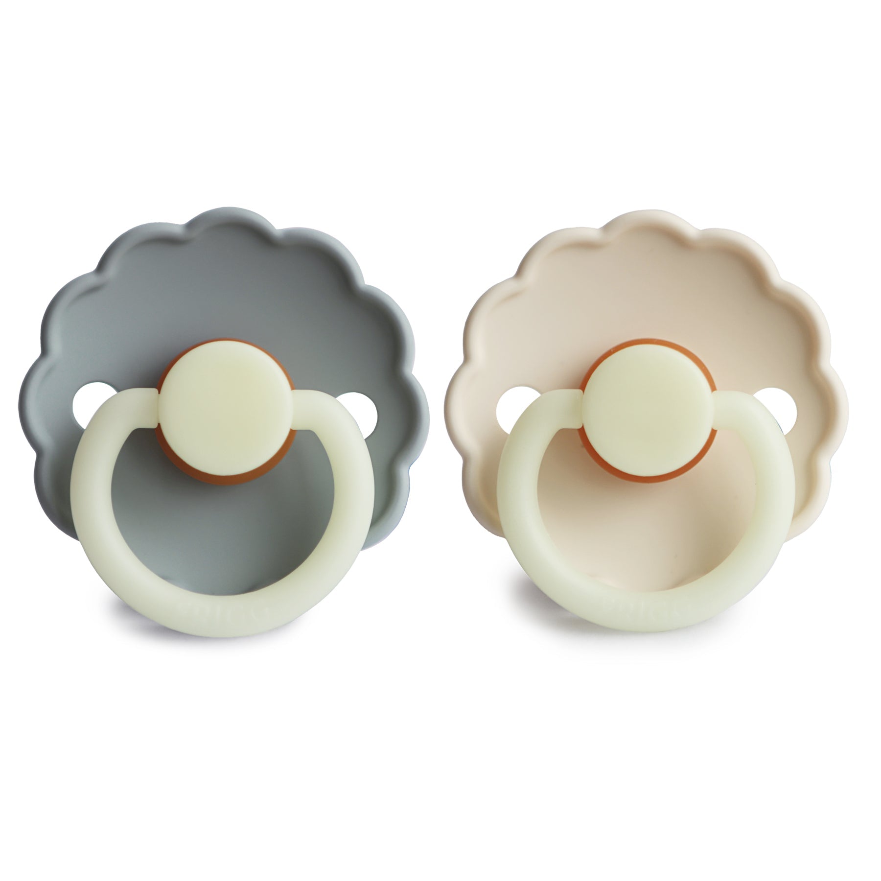 FRIGG Daisy Night Natural Rubber Pacifier 2-Pack FRIGG PACIFIERS Mushie   