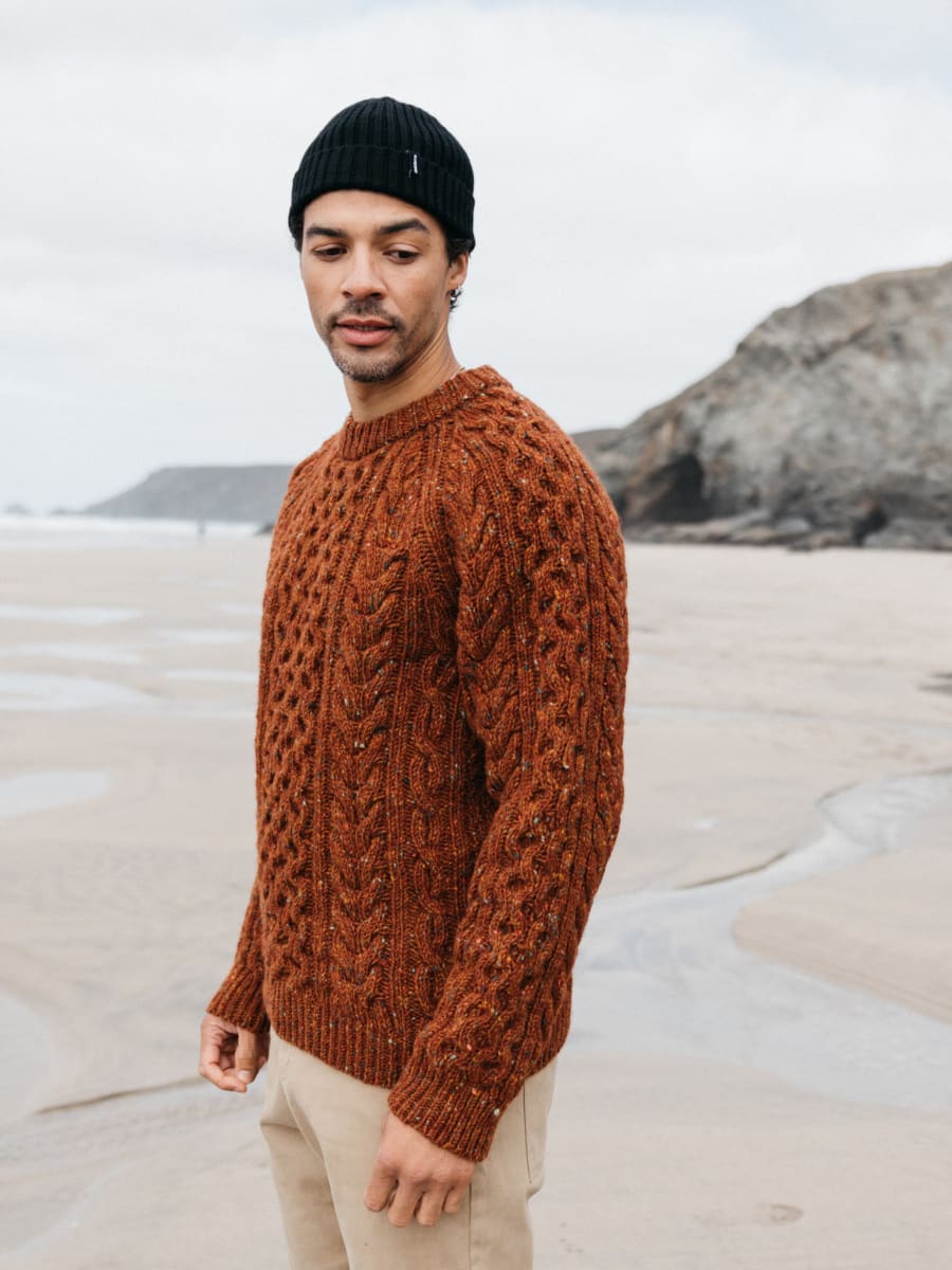 Men's Cabet Jumper - Copper